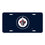Winnipeg Jets Flat Metal License Plate