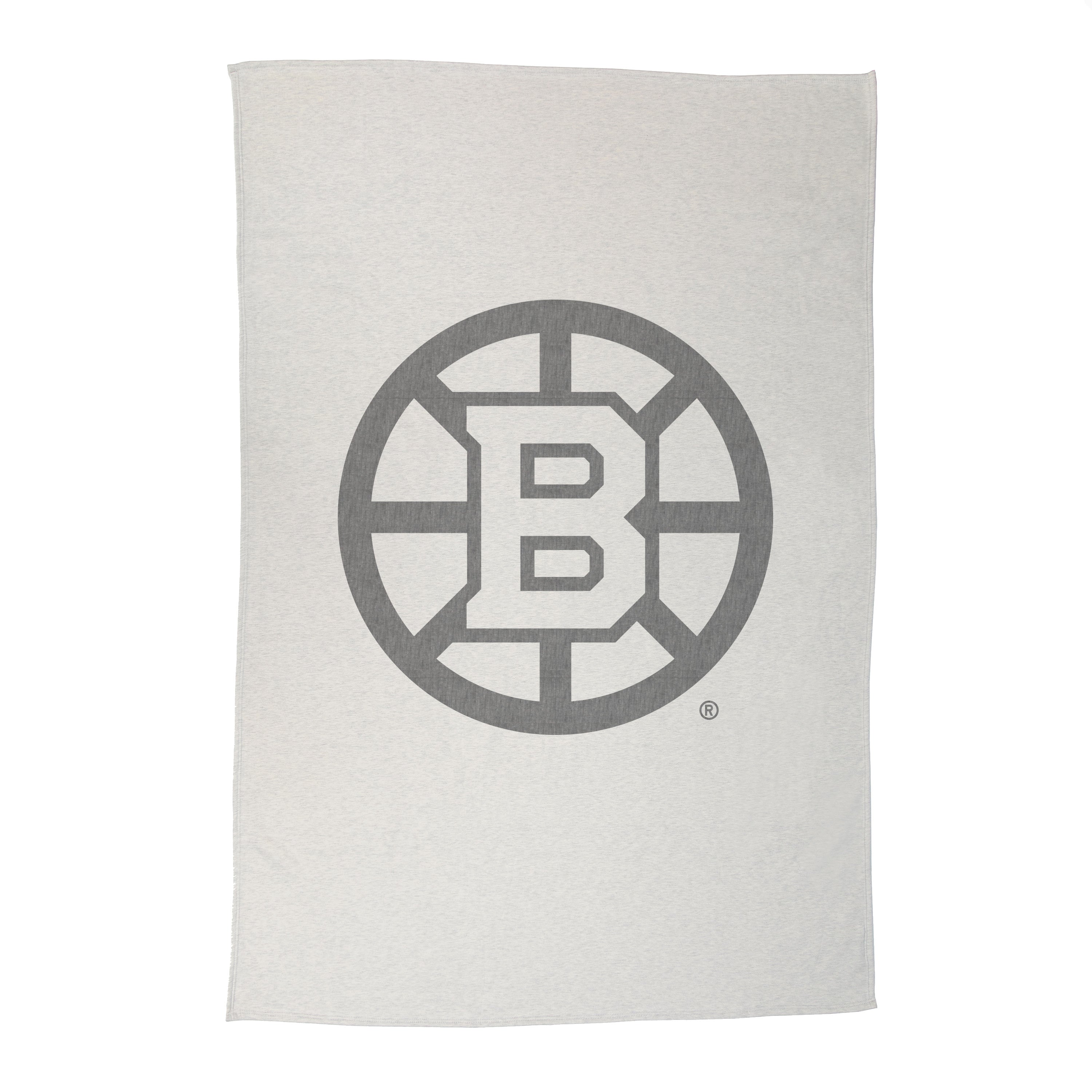 Boston Bruins Oversized Logo Sublimated Sweatshirt Blanket