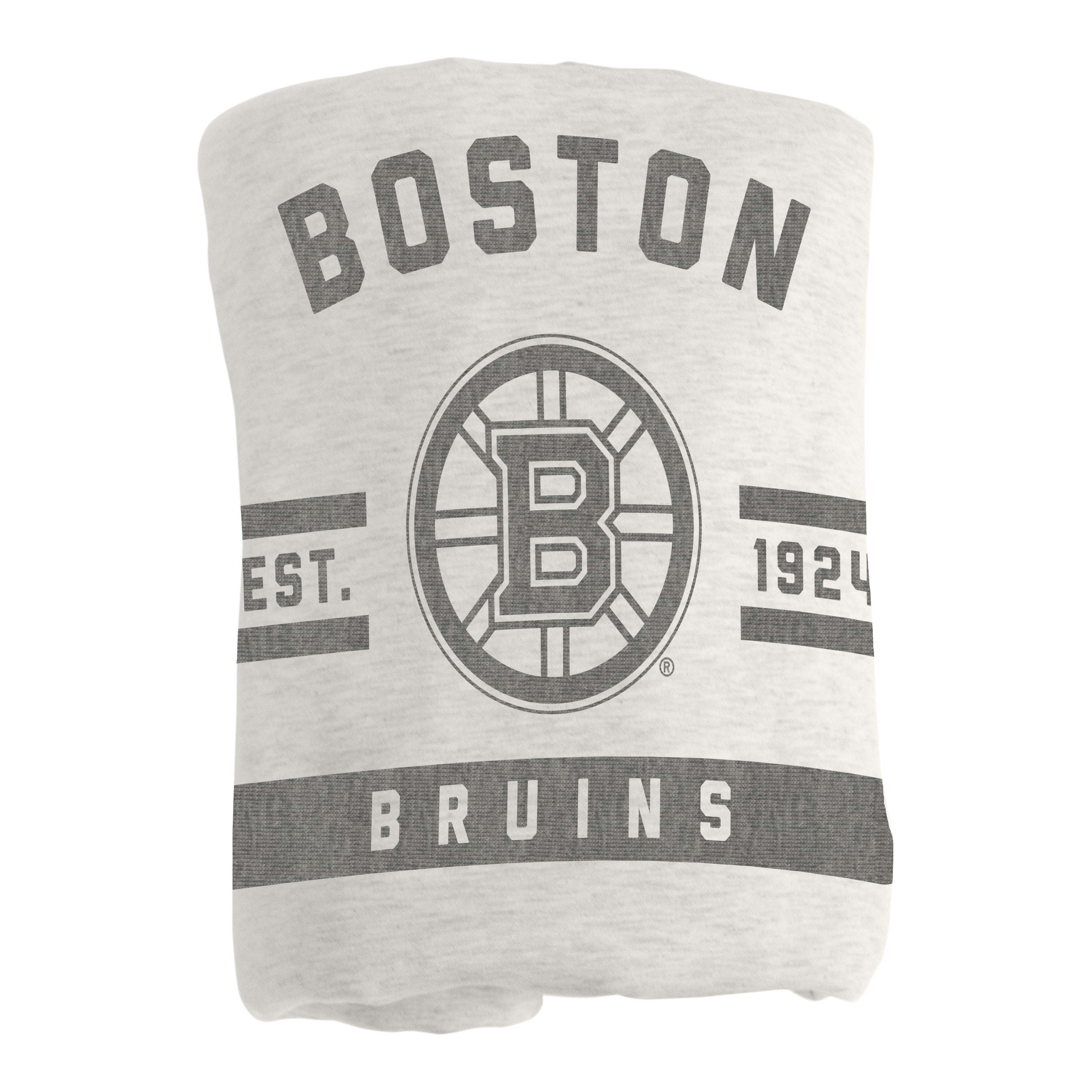 Boston Bruins Oatmeal Sweatshirt Blanket - Sports Gifts, Sports Memorabilia, Sports Collectibles, Fan Shop