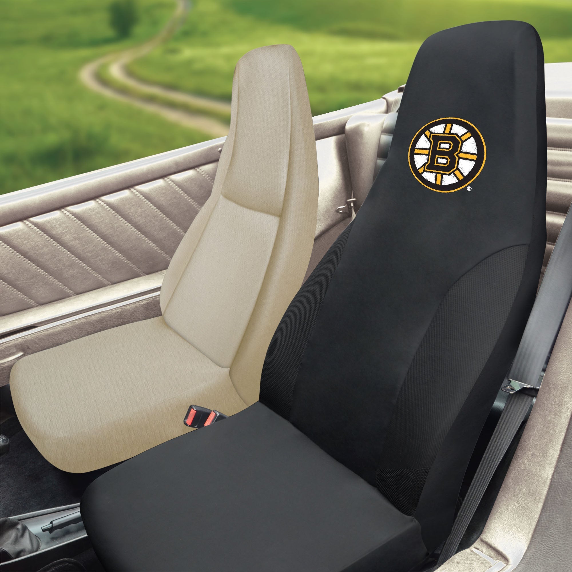 NHL - Boston Bruins Seat Cover - Sports Gifts, Sports Memorabilia, Sports Collectibles, Fan Shop