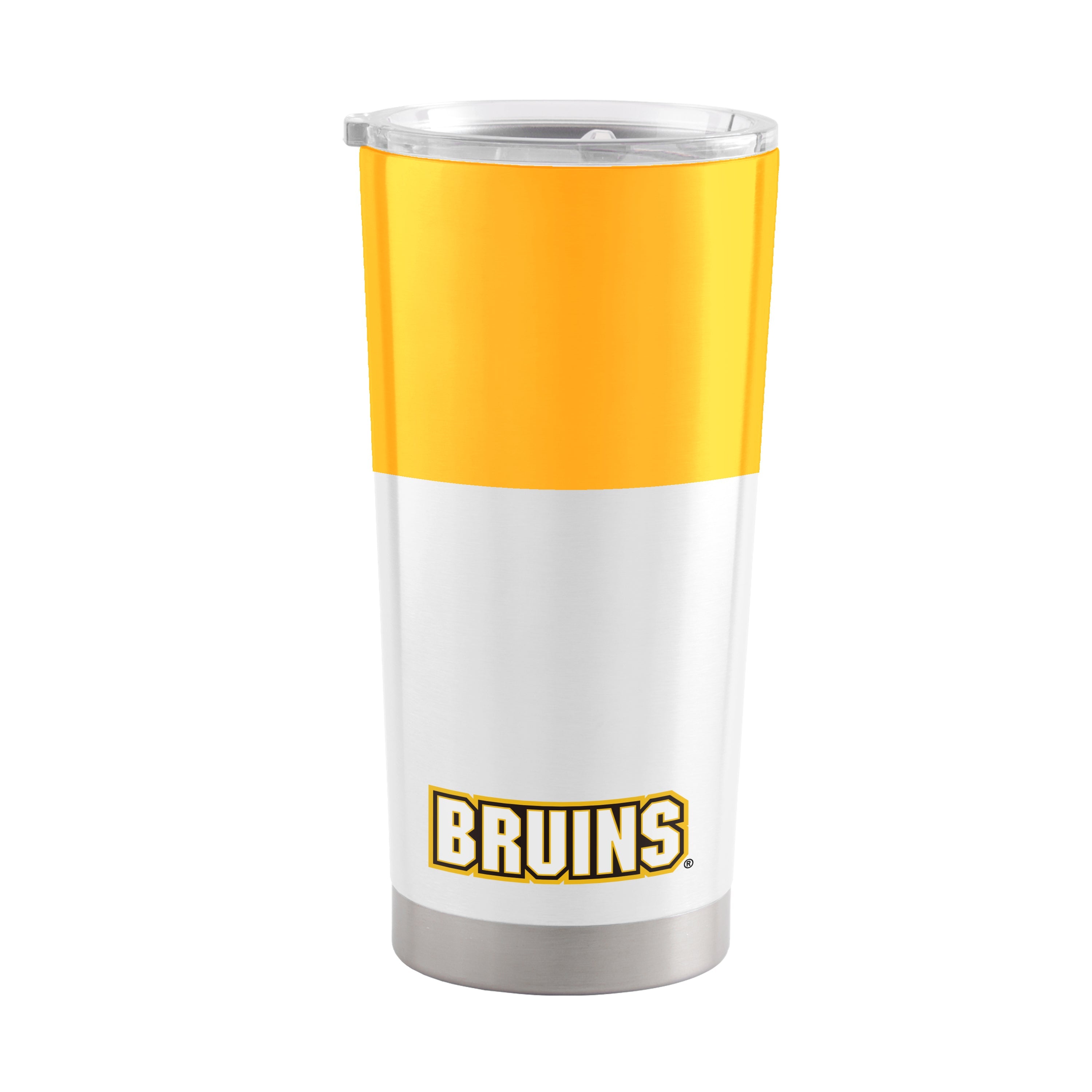 Boston Bruins Reverse Retro 20oz Colorblock Stainless Tumbler - Sports Gifts, Sports Memorabilia, Sports Collectibles, Fan Shop