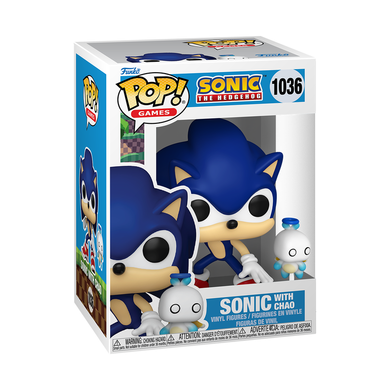 POP! & Buddy: Sonic- Sonic w/ Chao - Sports Collectibles, Sports Memorabilia, Sports Fan Shop, Sports Gifts