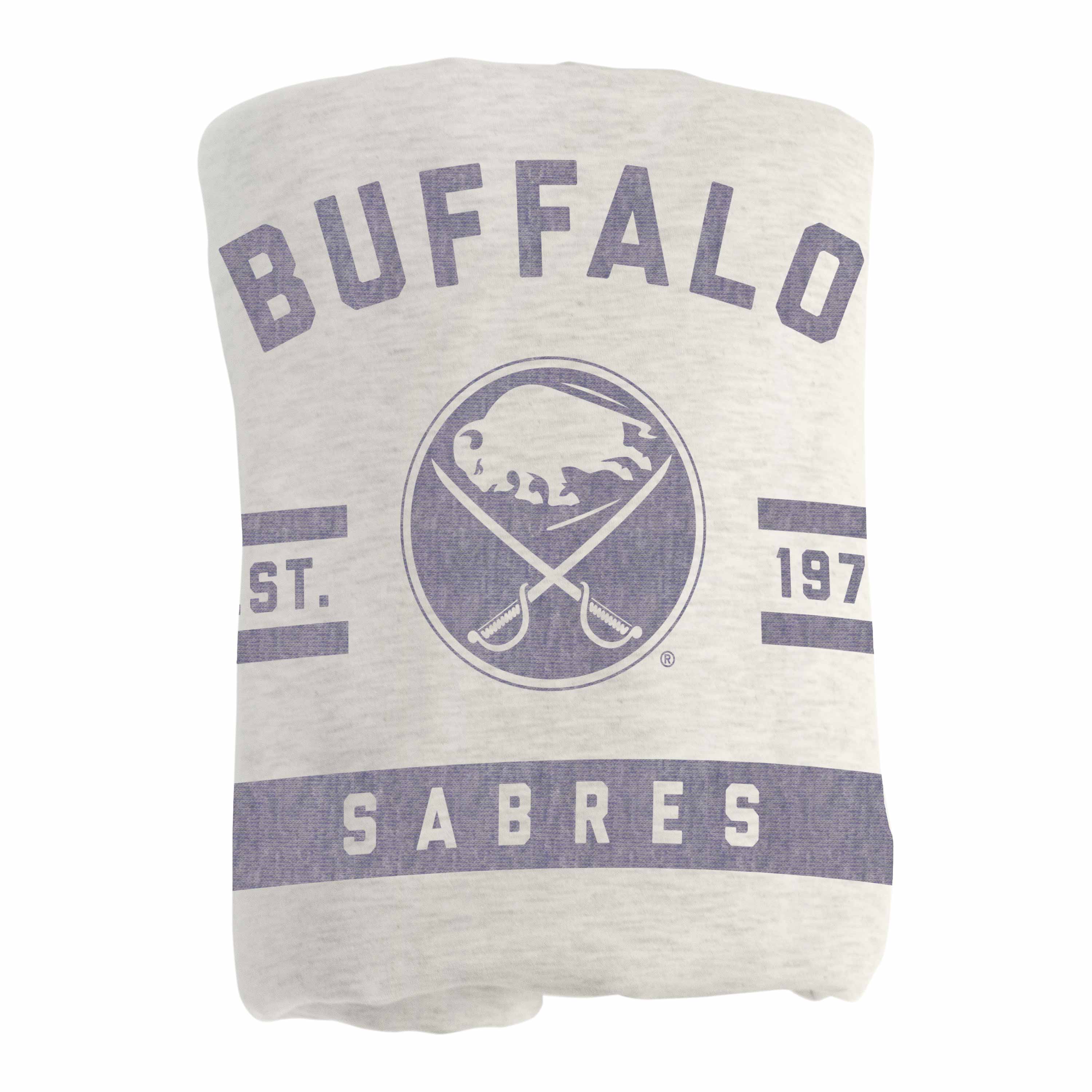 Buffalo Sabres Oatmeal Sweatshirt Blanket - Sports Gifts, Sports Memorabilia, Sports Collectibles, Fan Shop