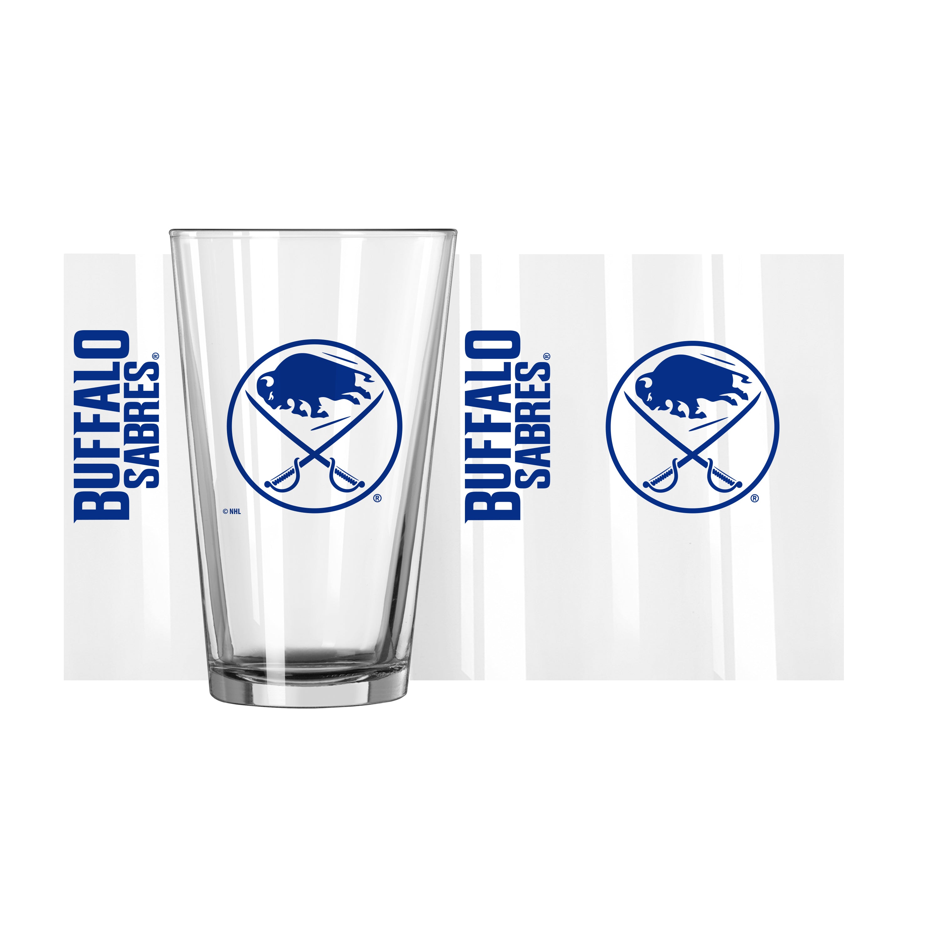 Buffalo Sabres 16oz Gameday Pint Glass - Sports Gifts, Sports Memorabilia, Sports Collectibles, Fan Shop