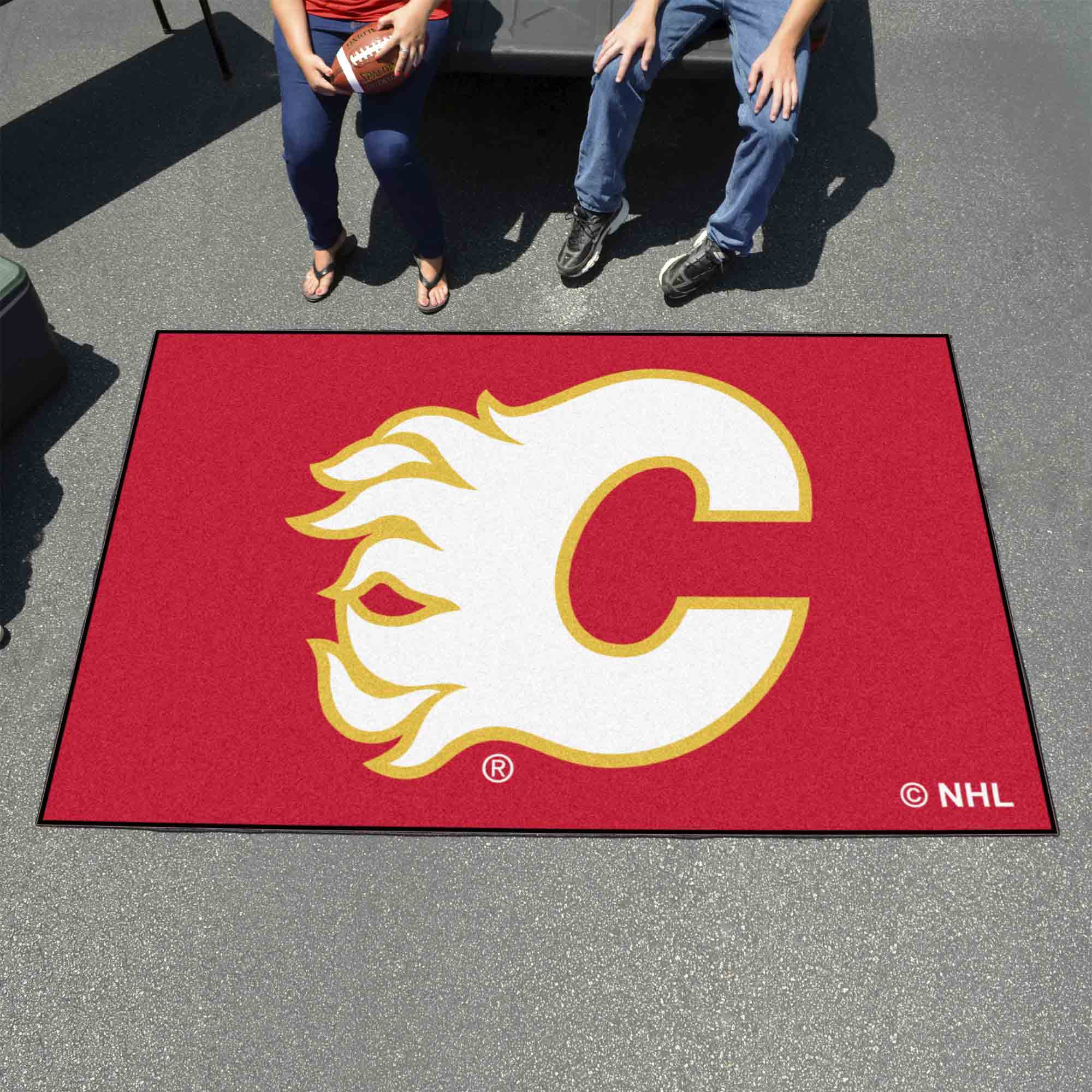 NHL - Calgary Flames Ulti-Mat - Sports Gifts, Sports Memorabilia, Sports Collectibles, Fan Shop