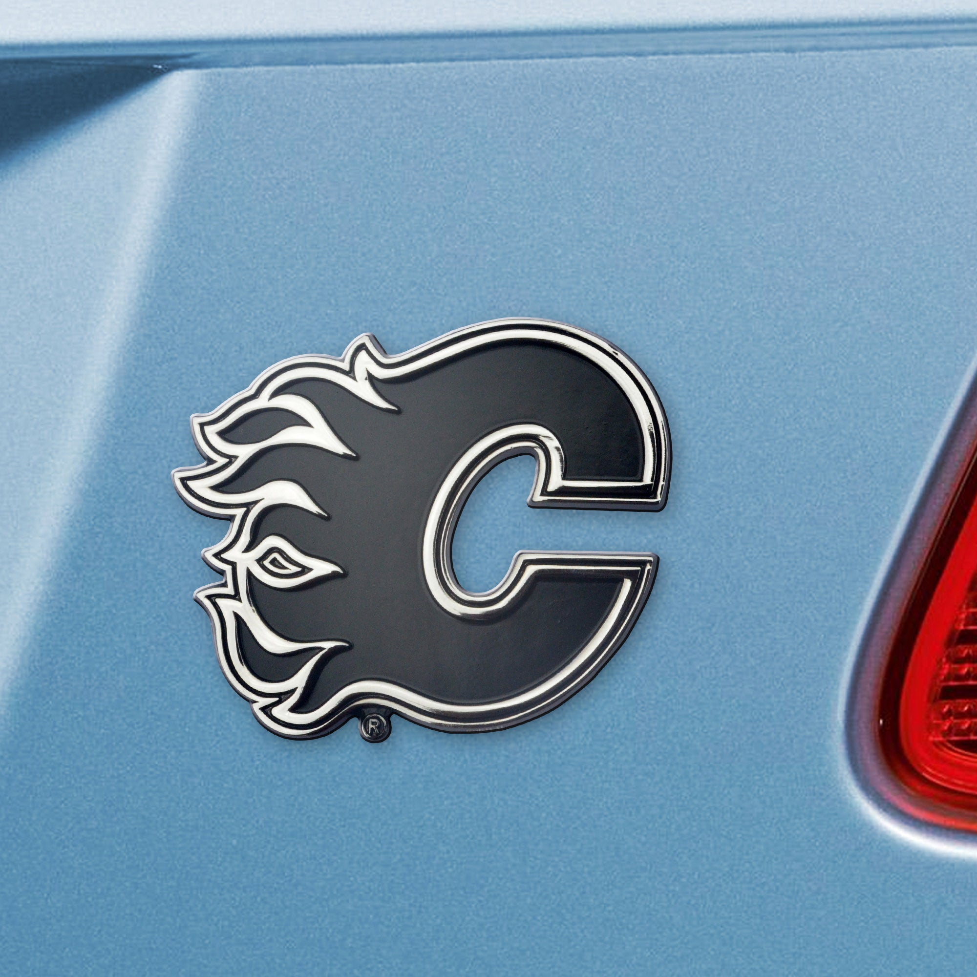 NHL - Calgary Flames Chrome Emblem - Sports Gifts, Sports Memorabilia, Sports Collectibles, Fan Shop