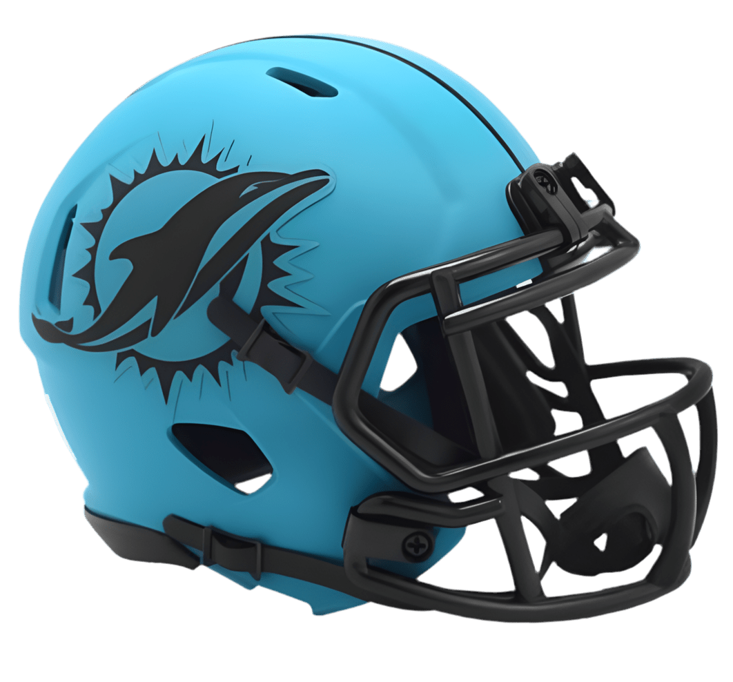 Miami Dolphins Rave Riddell NFL Speed Mini Helmet - Sports Collectibles, Sports Memorabilia, Sports Fan Shop, Sports Gifts