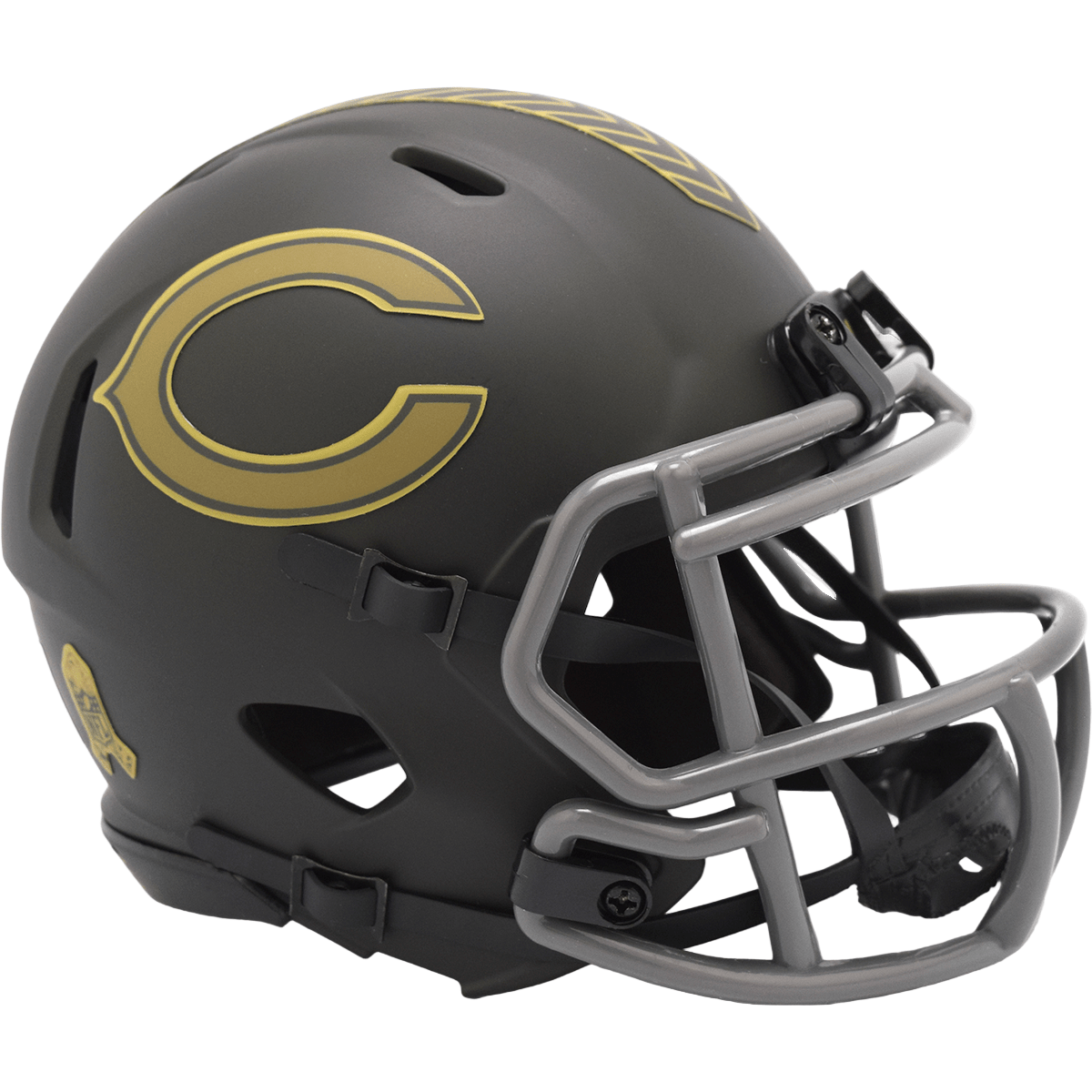 Chicago Bears 2025 Salute To Service Riddell NFL Speed Mini Helmet