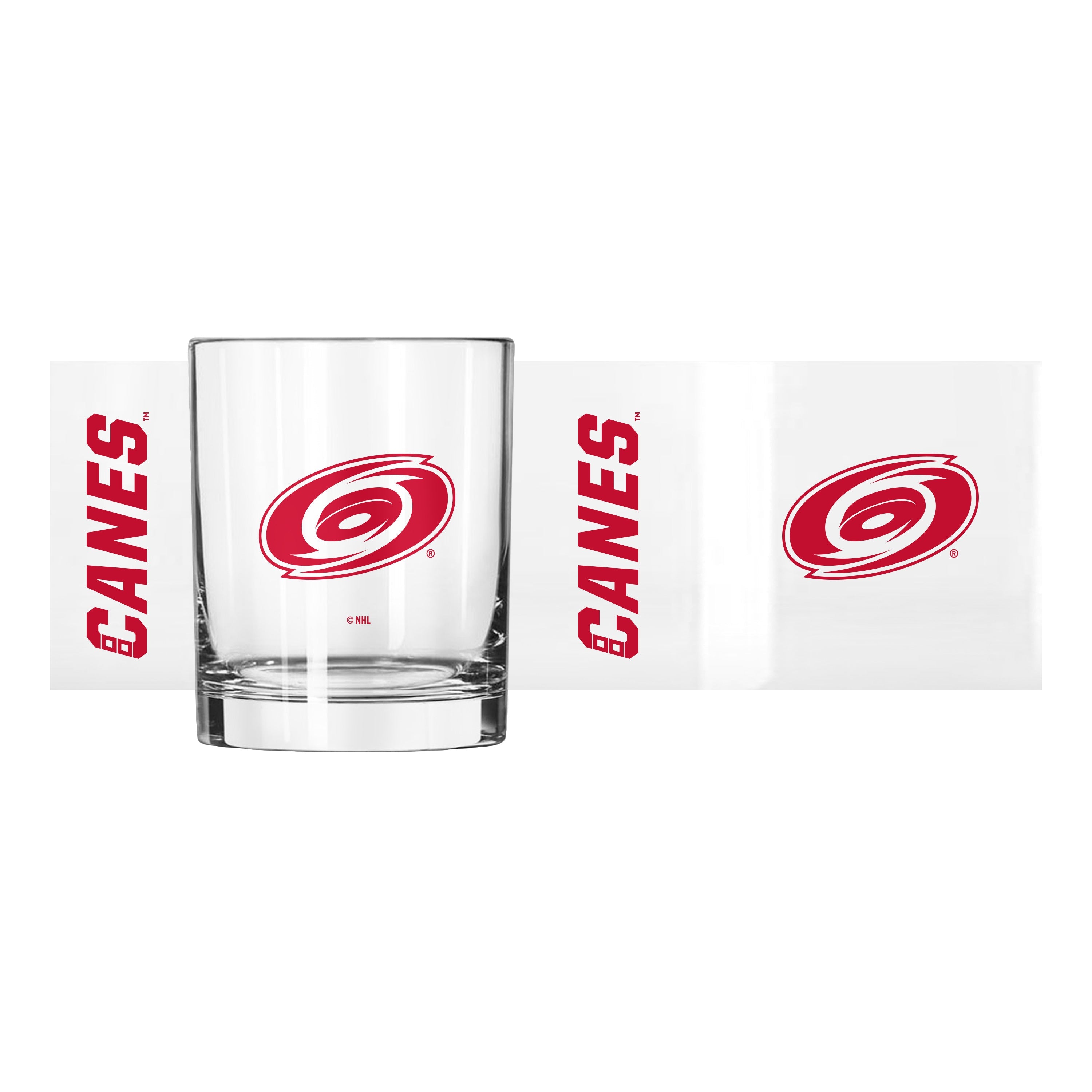 Carolina Hurricanes 14oz Gameday Rocks Glass - Sports Gifts, Sports Memorabilia, Sports Collectibles, Fan Shop