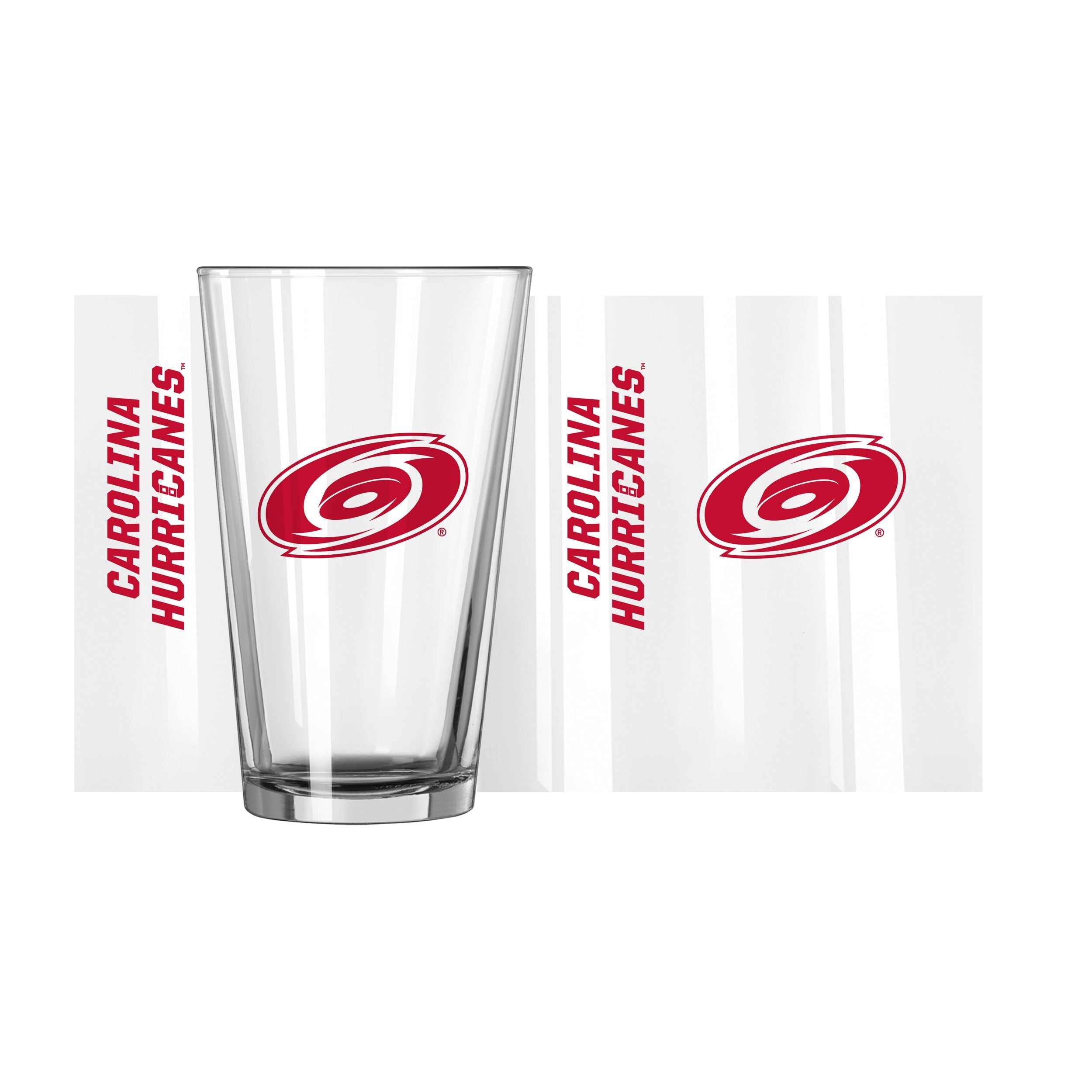 Carolina Hurricanes 16oz Gameday Pint Glass - Sports Gifts, Sports Memorabilia, Sports Collectibles, Fan Shop