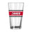 Carolina Hurricanes 16oz Stripe Pint Glass - Sports Gifts, Sports Memorabilia, Sports Collectibles, Fan Shop