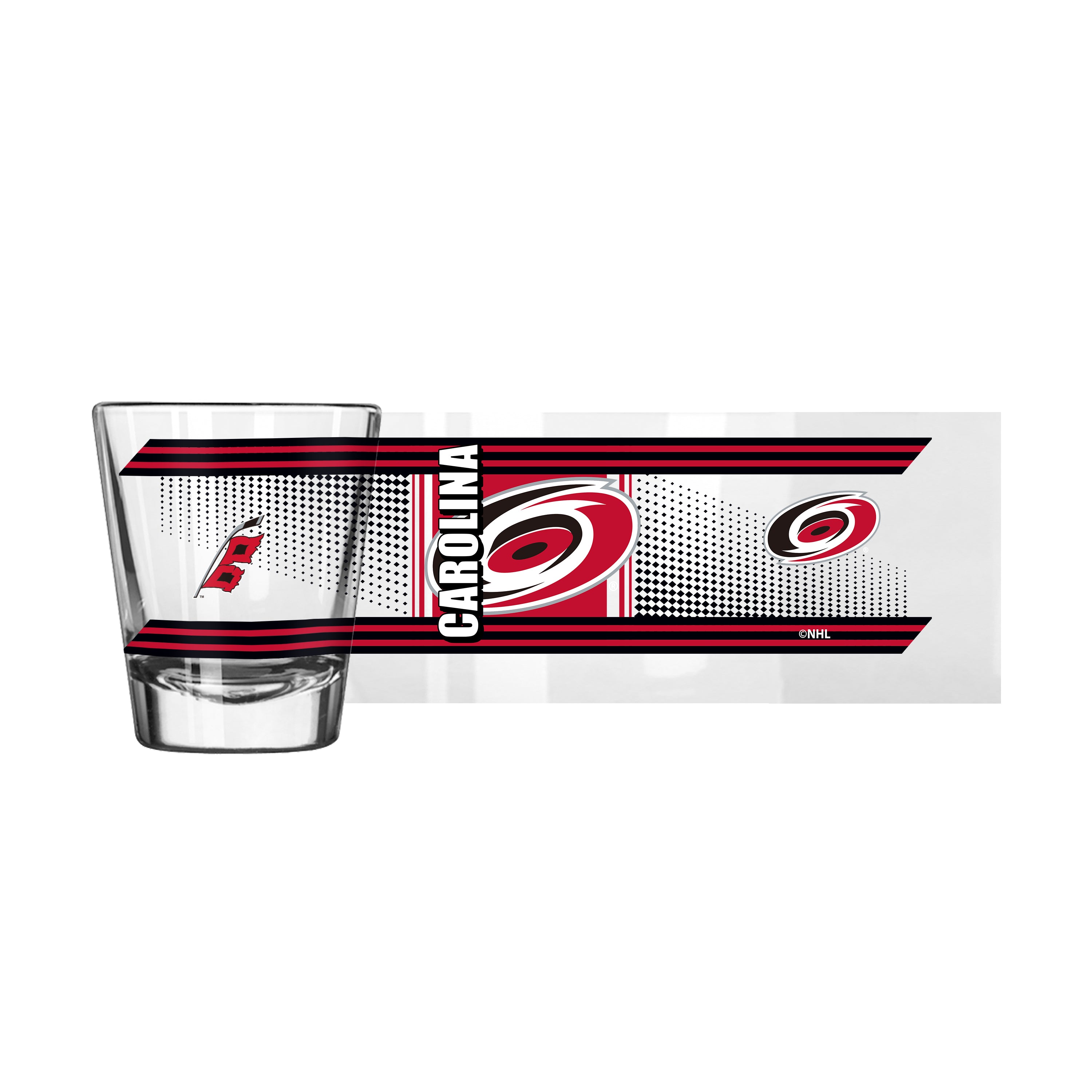 Carolina Hurricanes 2oz Hero Shot Glass - Sports Gifts, Sports Memorabilia, Sports Collectibles, Fan Shop