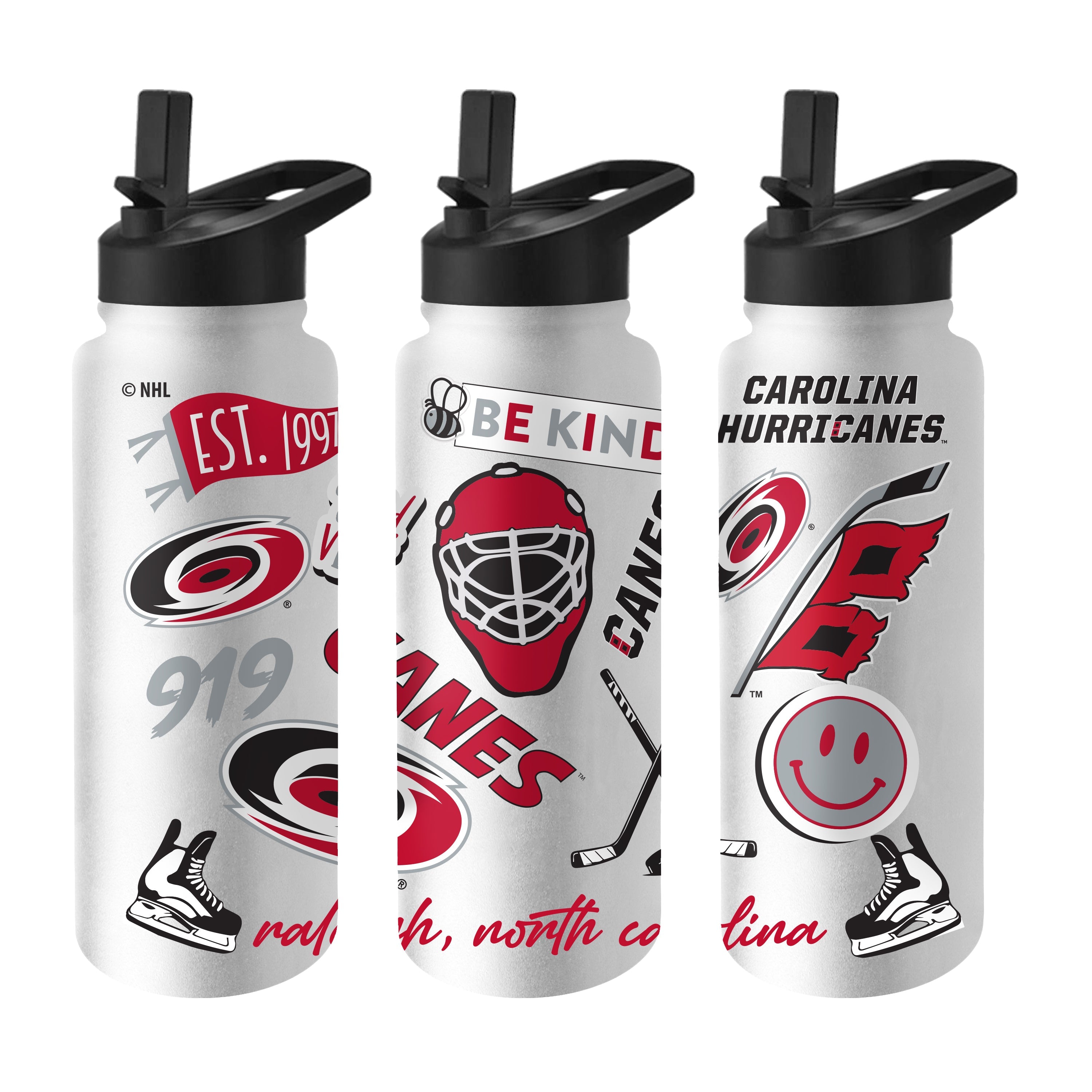 Carolina Hurricanes 34oz Native Quencher Bottle - Sports Gifts, Sports Memorabilia, Sports Collectibles, Fan Shop