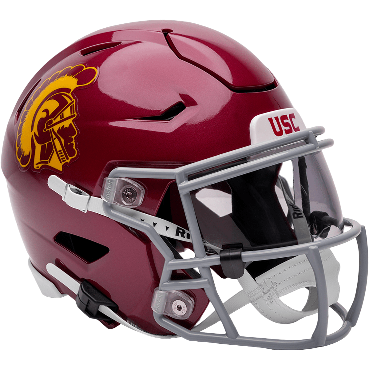 USC Trojans NCAA Riddell College SpeedFlex Mid-size Helmet