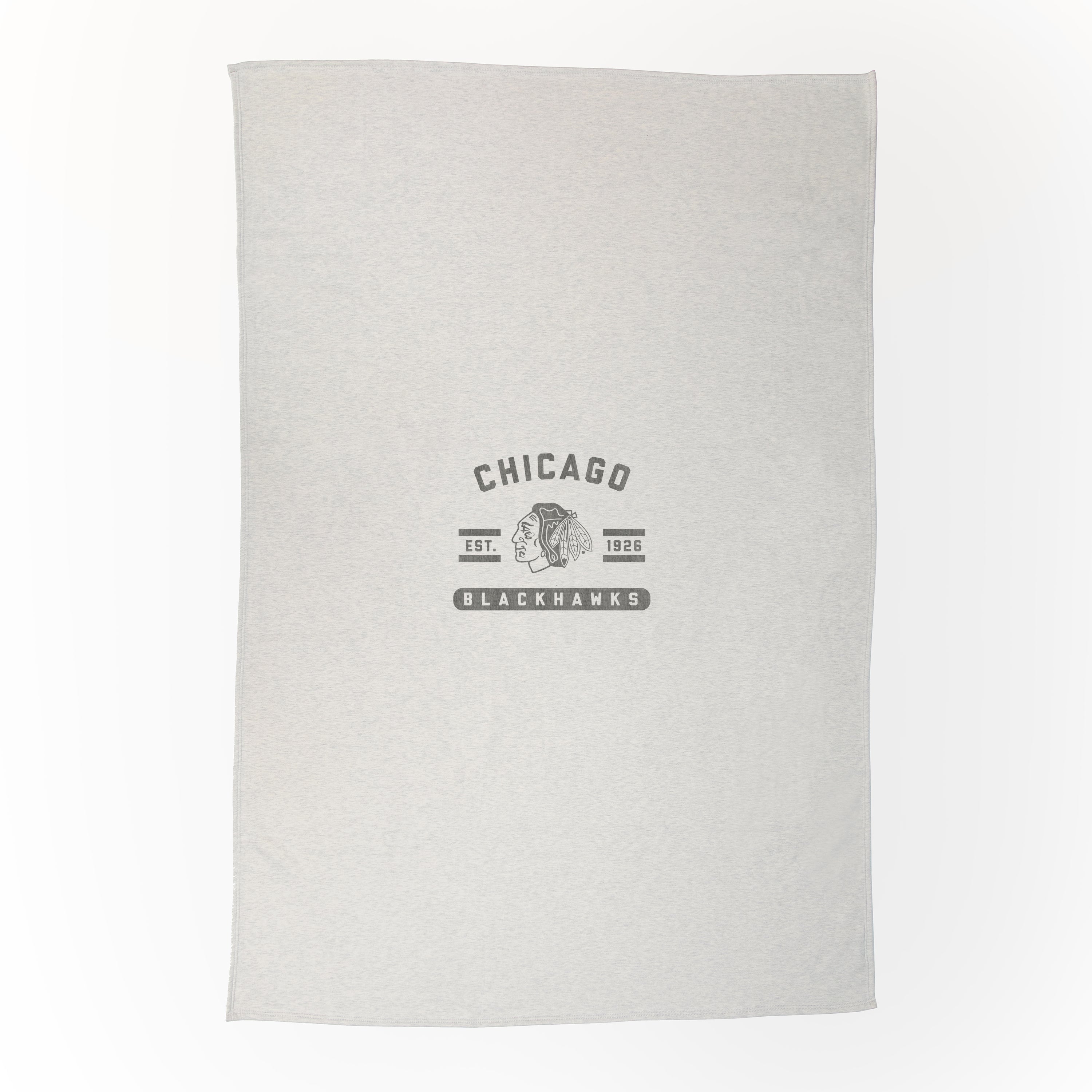 Chicago Blackhawks Oatmeal Sweatshirt Blanket