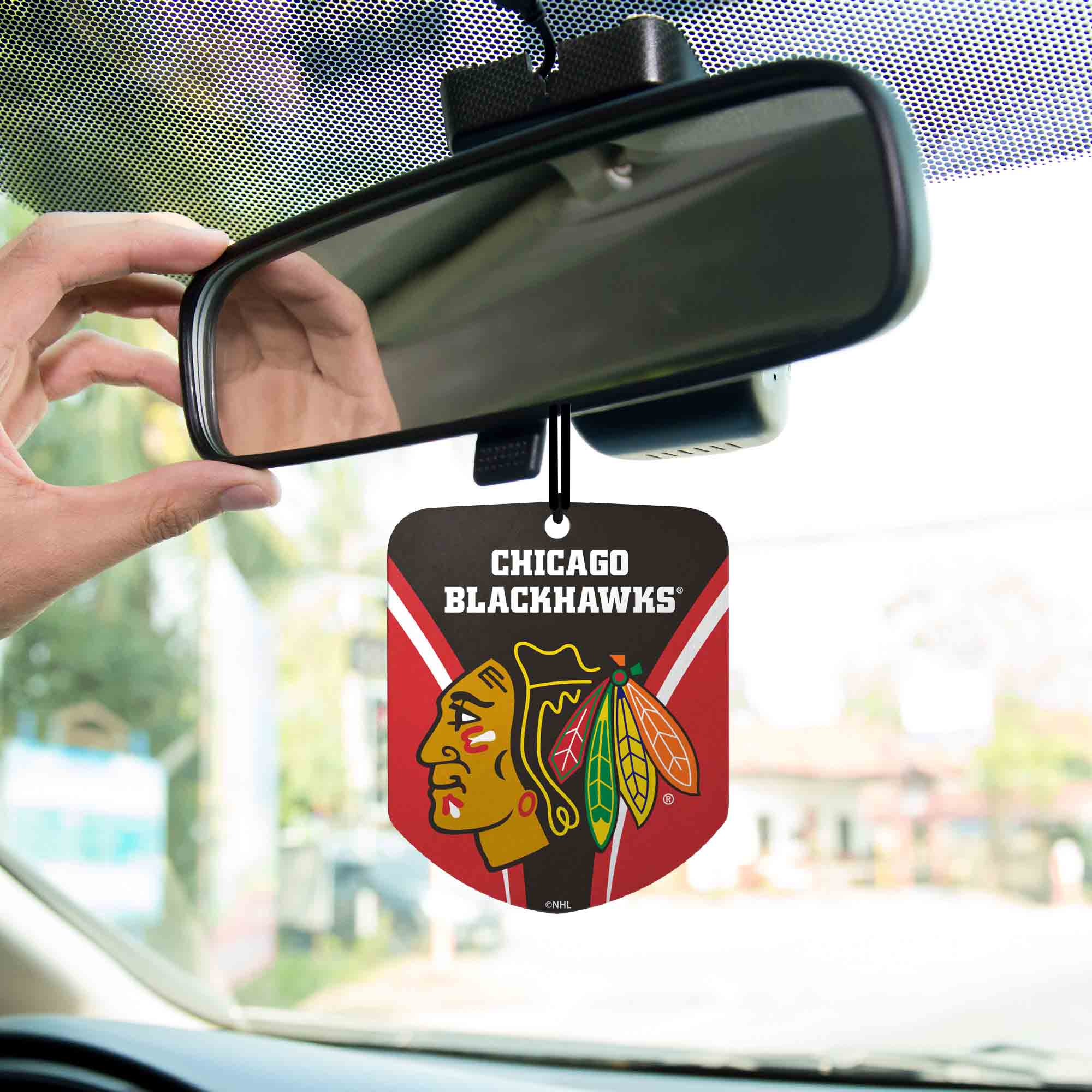 NHL - Chicago Blackhawks Air Freshener 2-pk - Sports Gifts, Sports Memorabilia, Sports Collectibles, Fan Shop