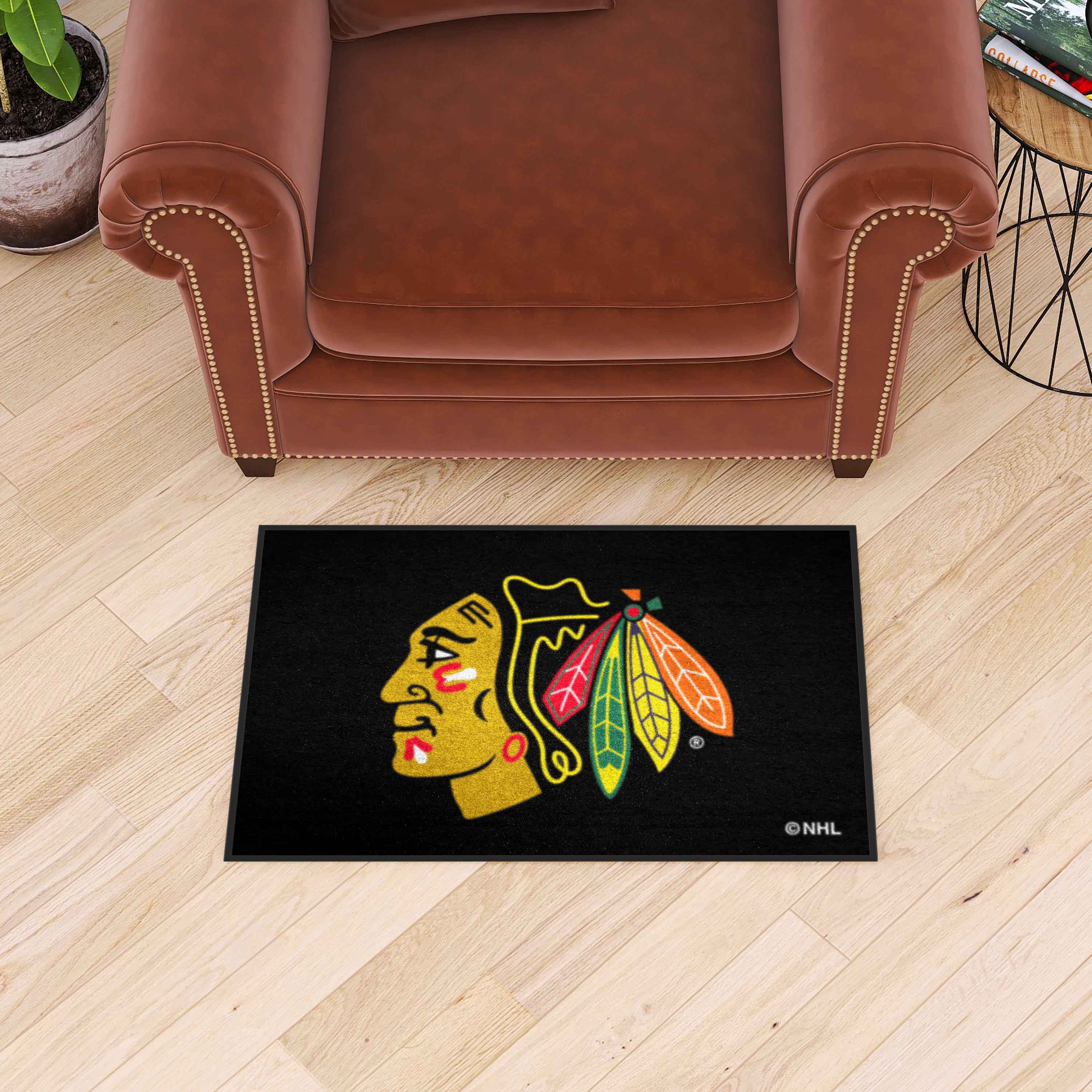 NHL - Chicago Blackhawks Starter Mat - Sports Gifts, Sports Memorabilia, Sports Collectibles, Fan Shop