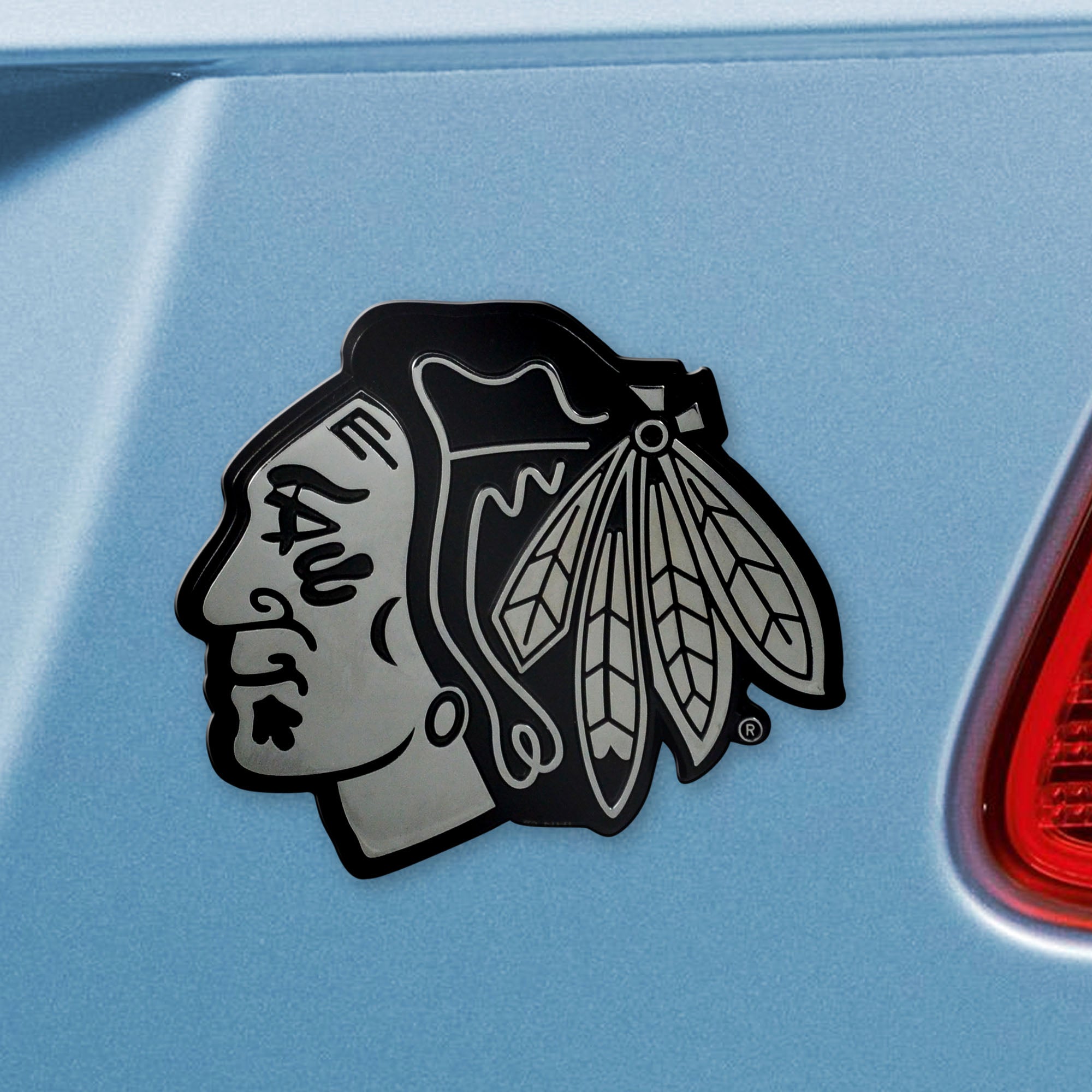 NHL - Chicago Blackhawks Chrome Emblem - Sports Gifts, Sports Memorabilia, Sports Collectibles, Fan Shop