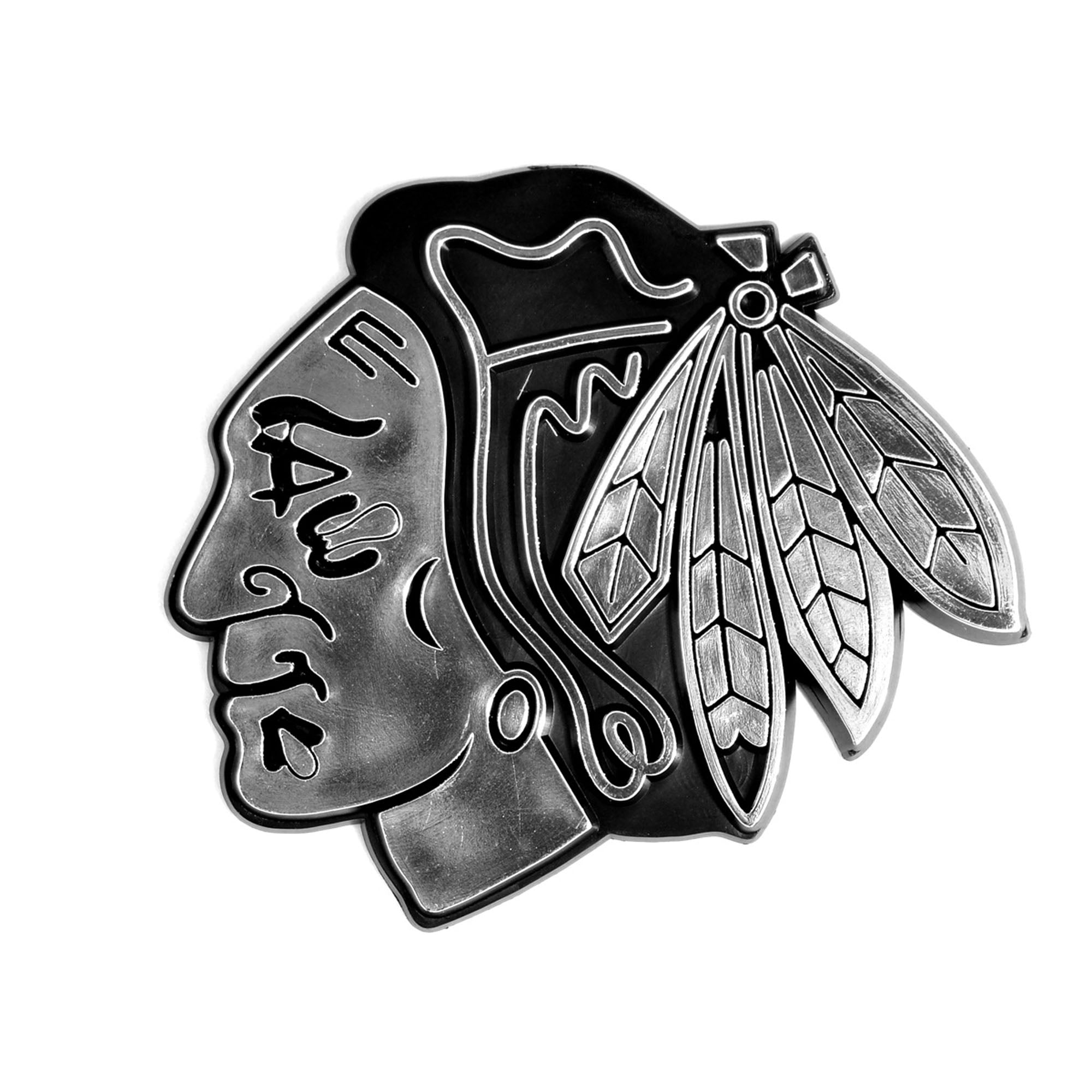 NHL - Chicago Blackhawks Plastic Chrome Emblem