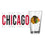 Chicago Blackhawks 16oz Overtime Pint Glass - Sports Gifts, Sports Memorabilia, Sports Collectibles, Fan Shop