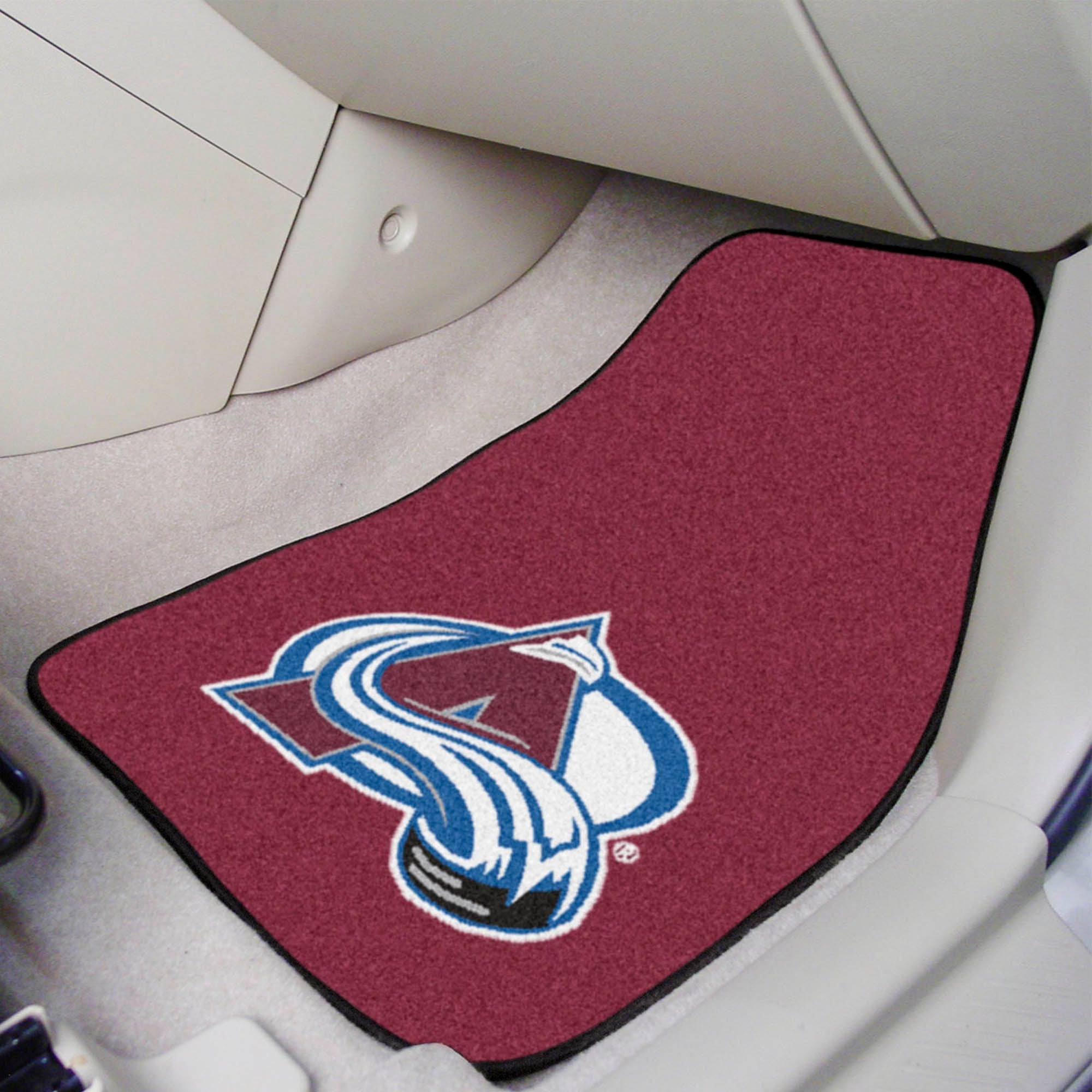 NHL - Colorado Avalanche 2-pc Carpet Car Mat Set - Sports Gifts, Sports Memorabilia, Sports Collectibles, Fan Shop