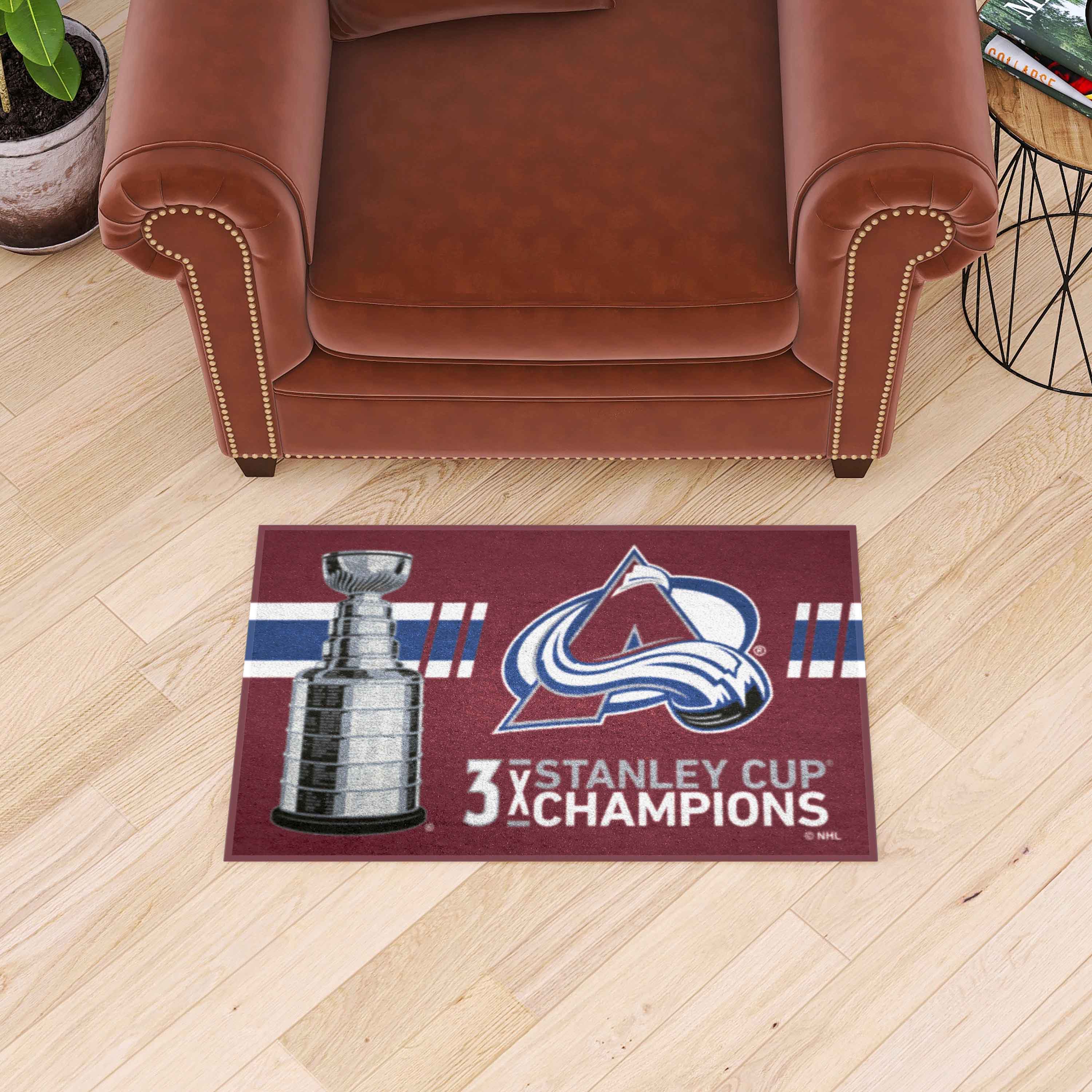NHL - Colorado Avalanche Starter Mat - Dynasty - Sports Gifts, Sports Memorabilia, Sports Collectibles, Fan Shop