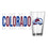Colorado Avalanche 16oz Overtime Pint Glass - Sports Gifts, Sports Memorabilia, Sports Collectibles, Fan Shop