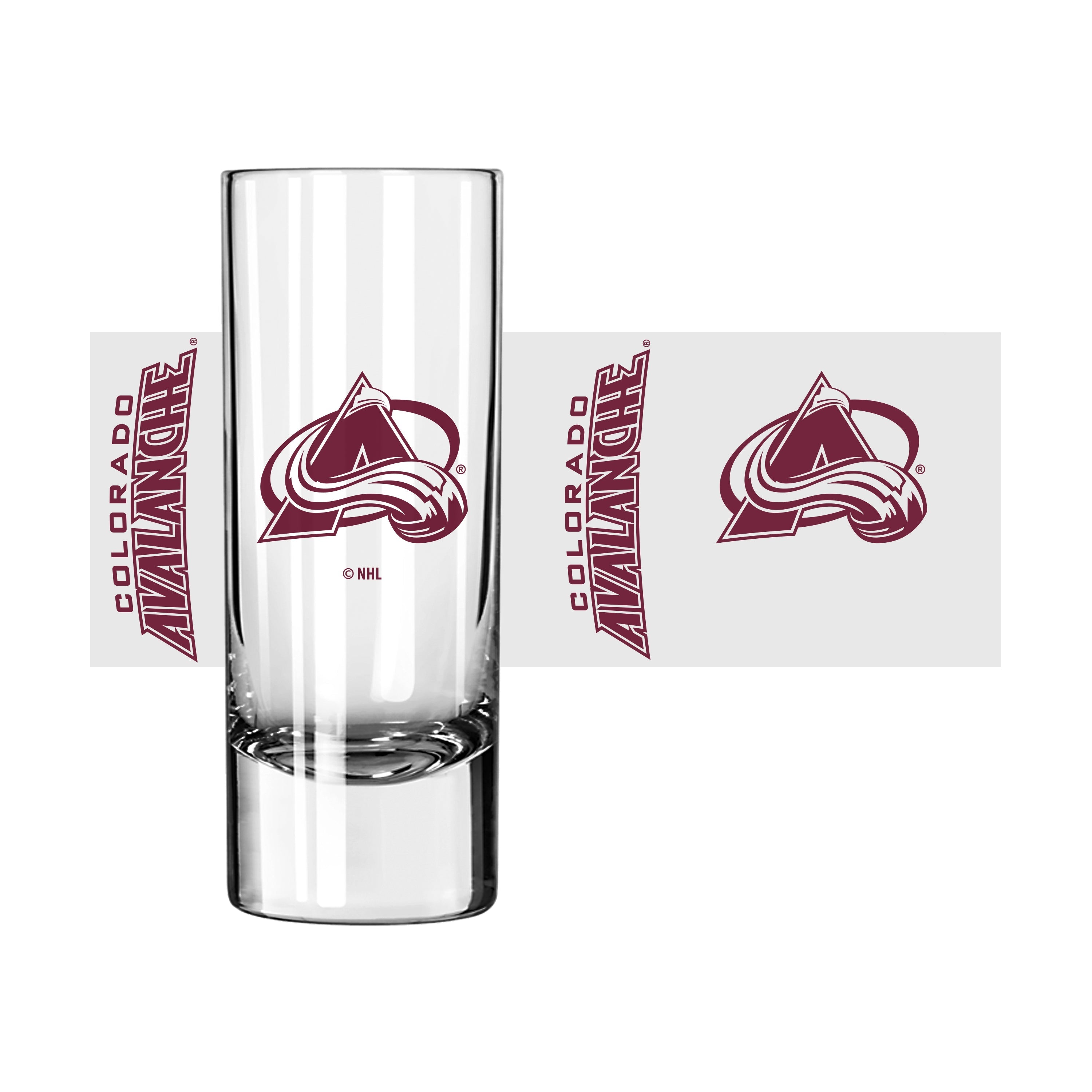 Colorado Avalanche 2.5oz Gameday Shooter - Sports Gifts, Sports Memorabilia, Sports Collectibles, Fan Shop