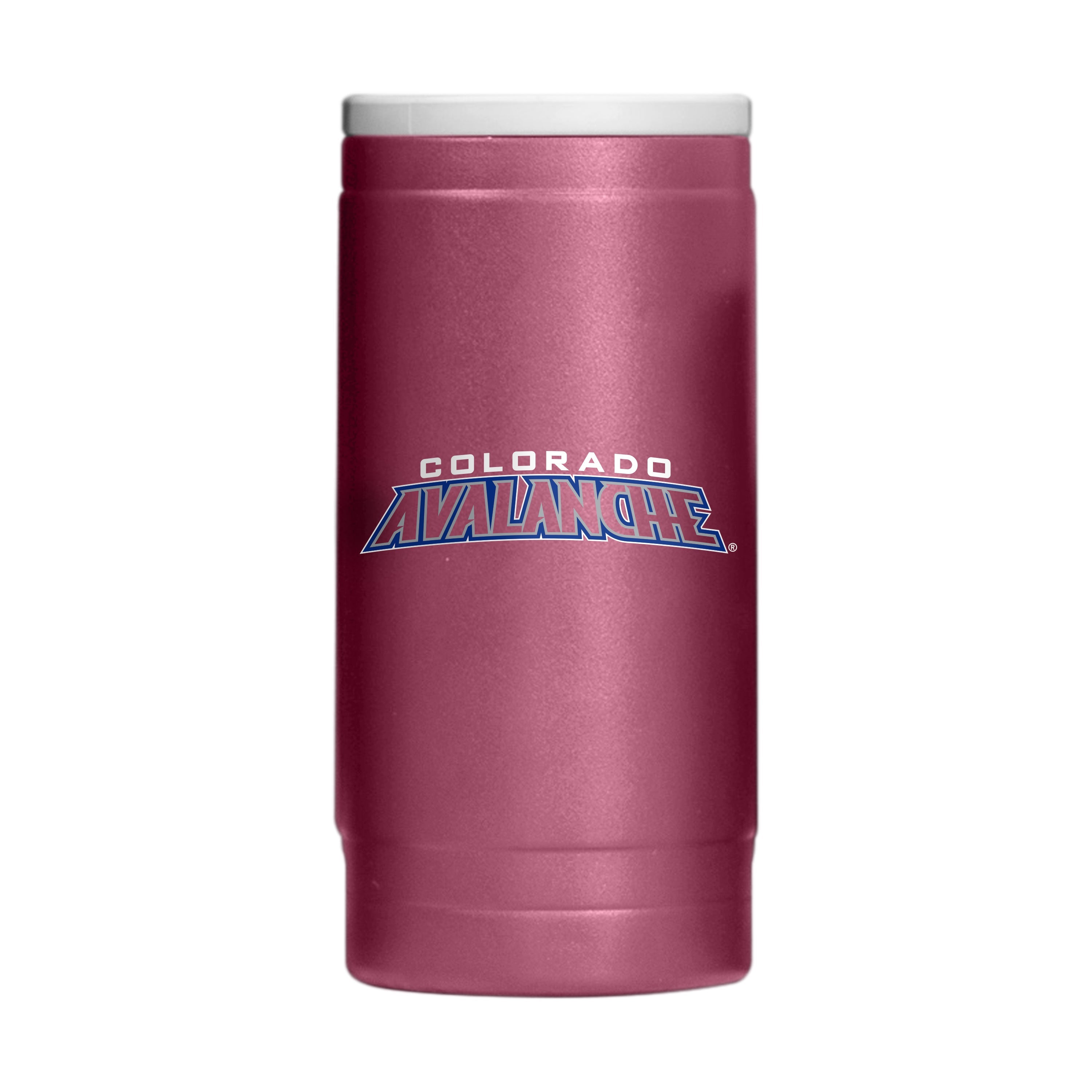 Colorado Avalanche 12oz Flipside Powder Coat Slim Can Coolie - Sports Gifts, Sports Memorabilia, Sports Collectibles, Fan Shop
