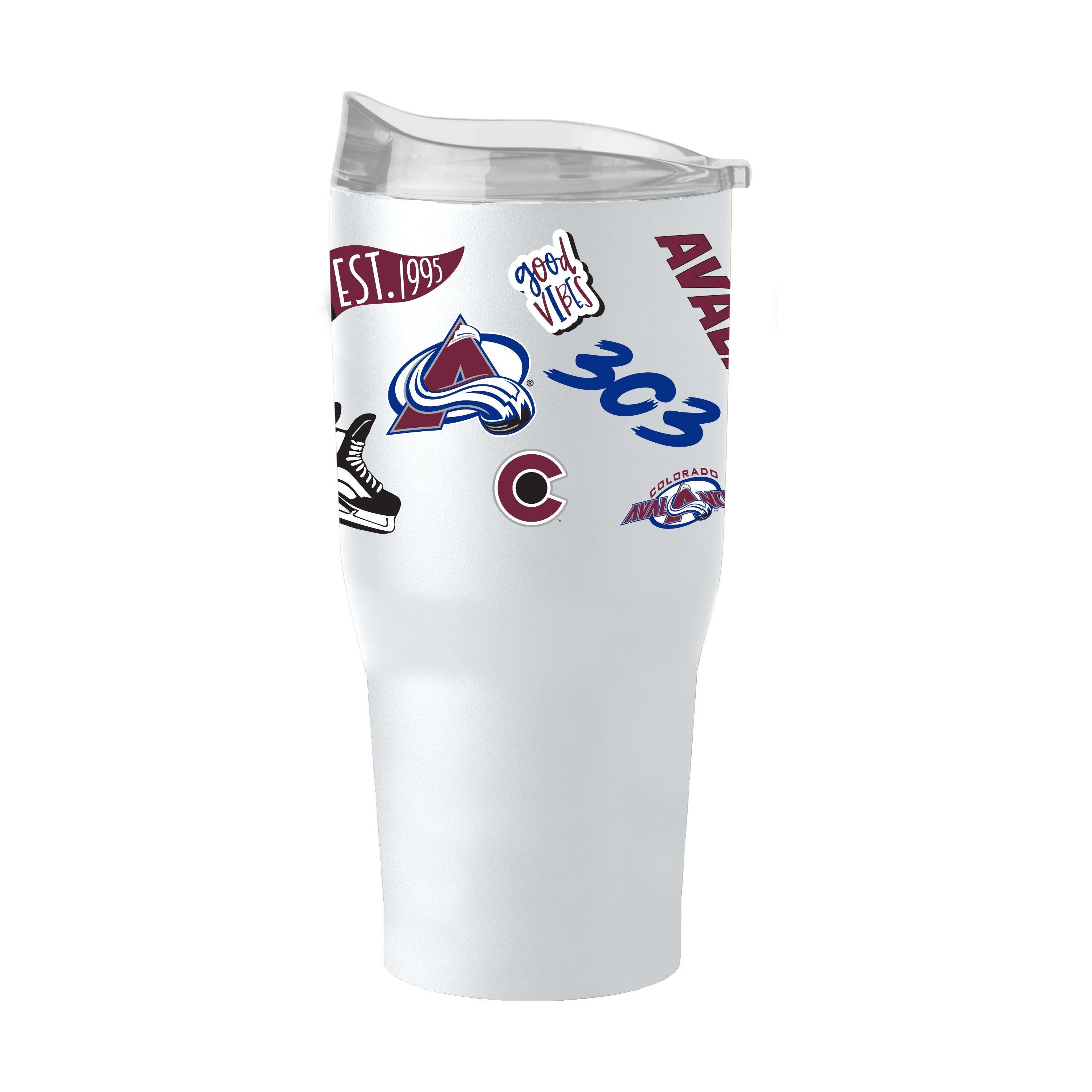 Colorado Avalanche 30oz Native Powder Coat Tumbler
