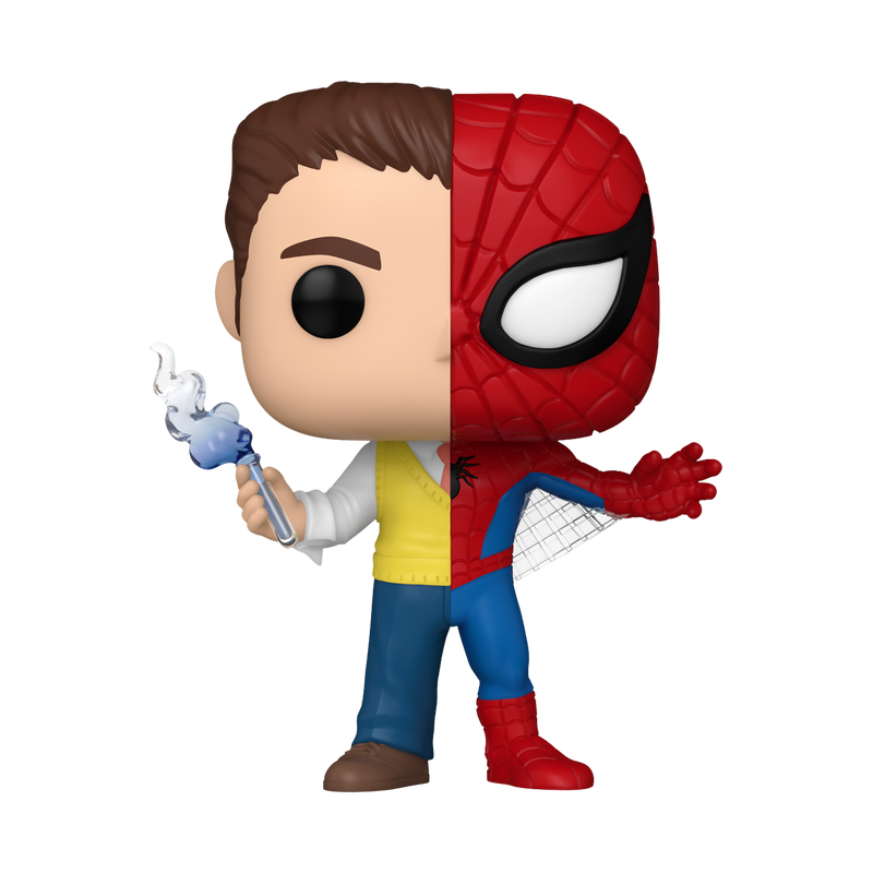 POP! Marvel: Split- Spider/Parker - Sports Collectibles, Sports Memorabilia, Sports Fan Shop, Sports Gifts