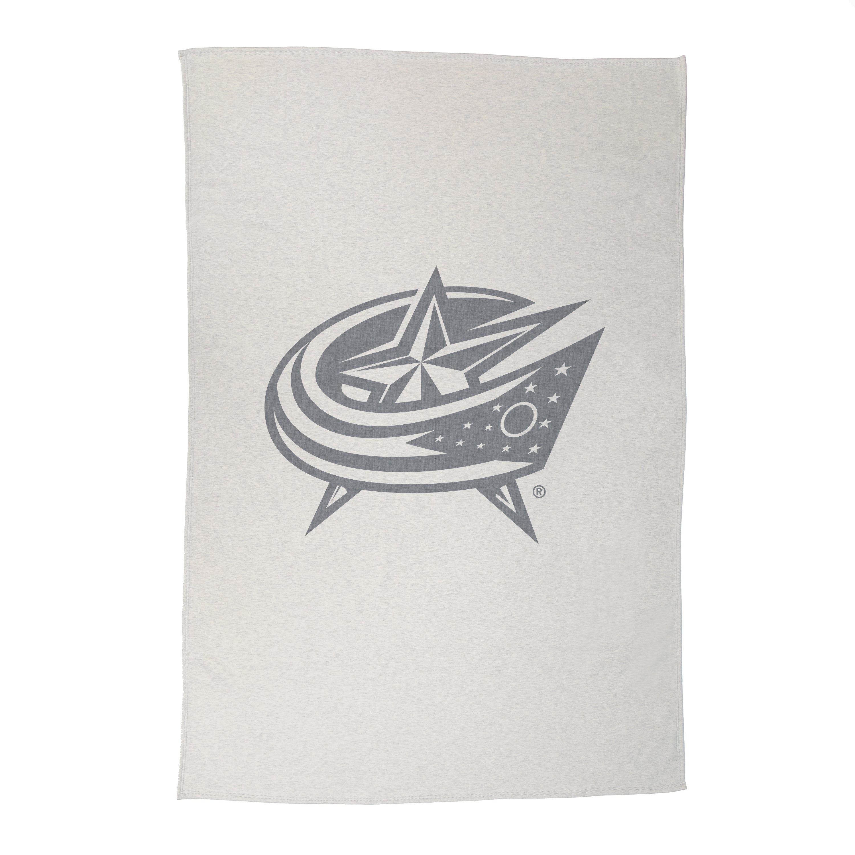 Columbus Blue Jackets Oversized Logo Sublimated Sweatshirt Blanket