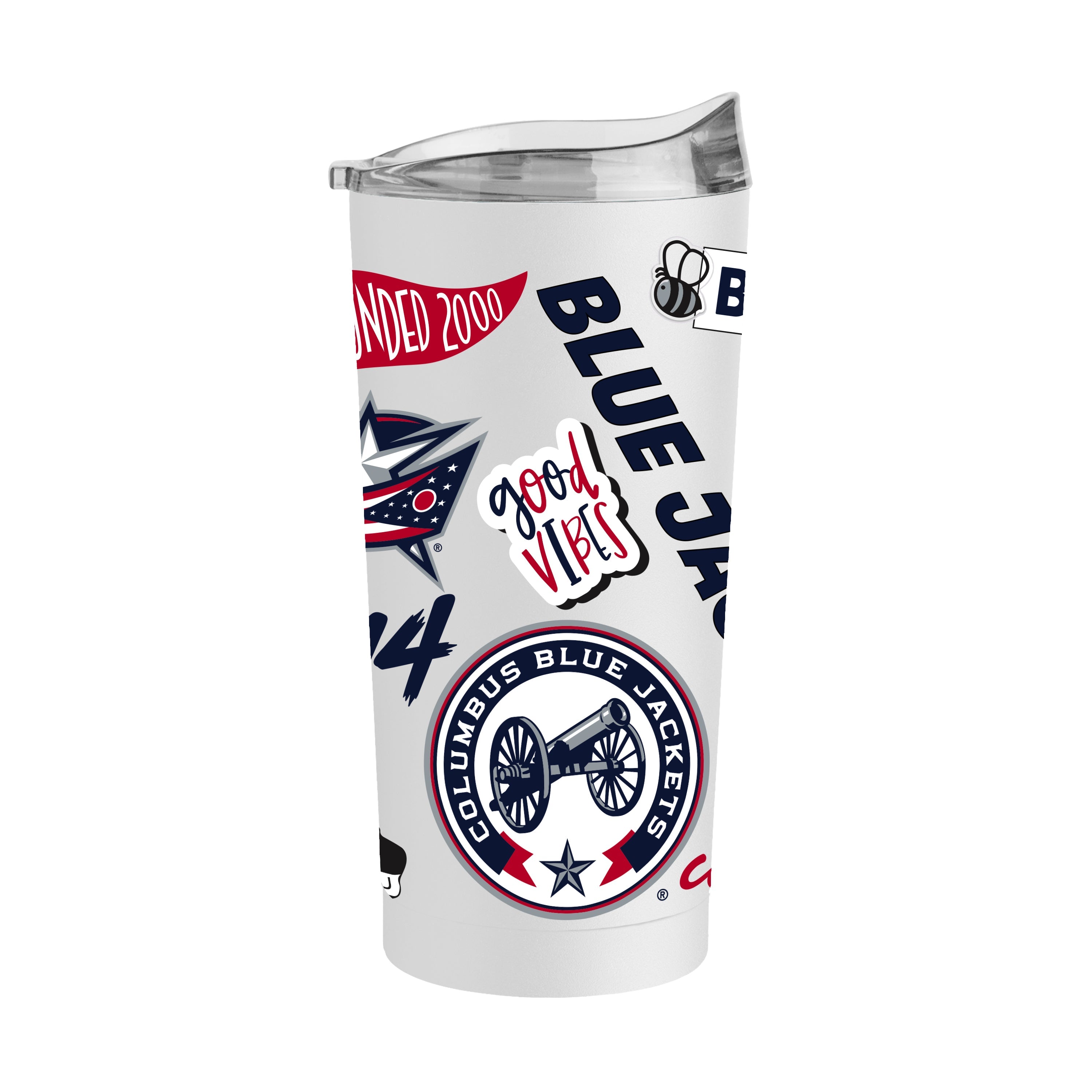 Columbus Blue Jackets 20oz Native Powder Coat Tumbler - Sports Gifts, Sports Memorabilia, Sports Collectibles, Fan Shop