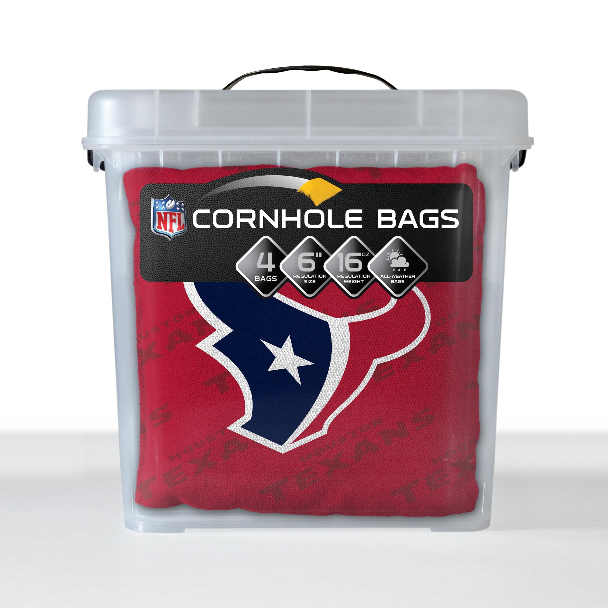 YouTheFan NFL Houston Texans Cornhole Bags - 4PK - Red - Sports Collectibles, Sports Memorabilia, Sports Fan Shop, Sports Gifts