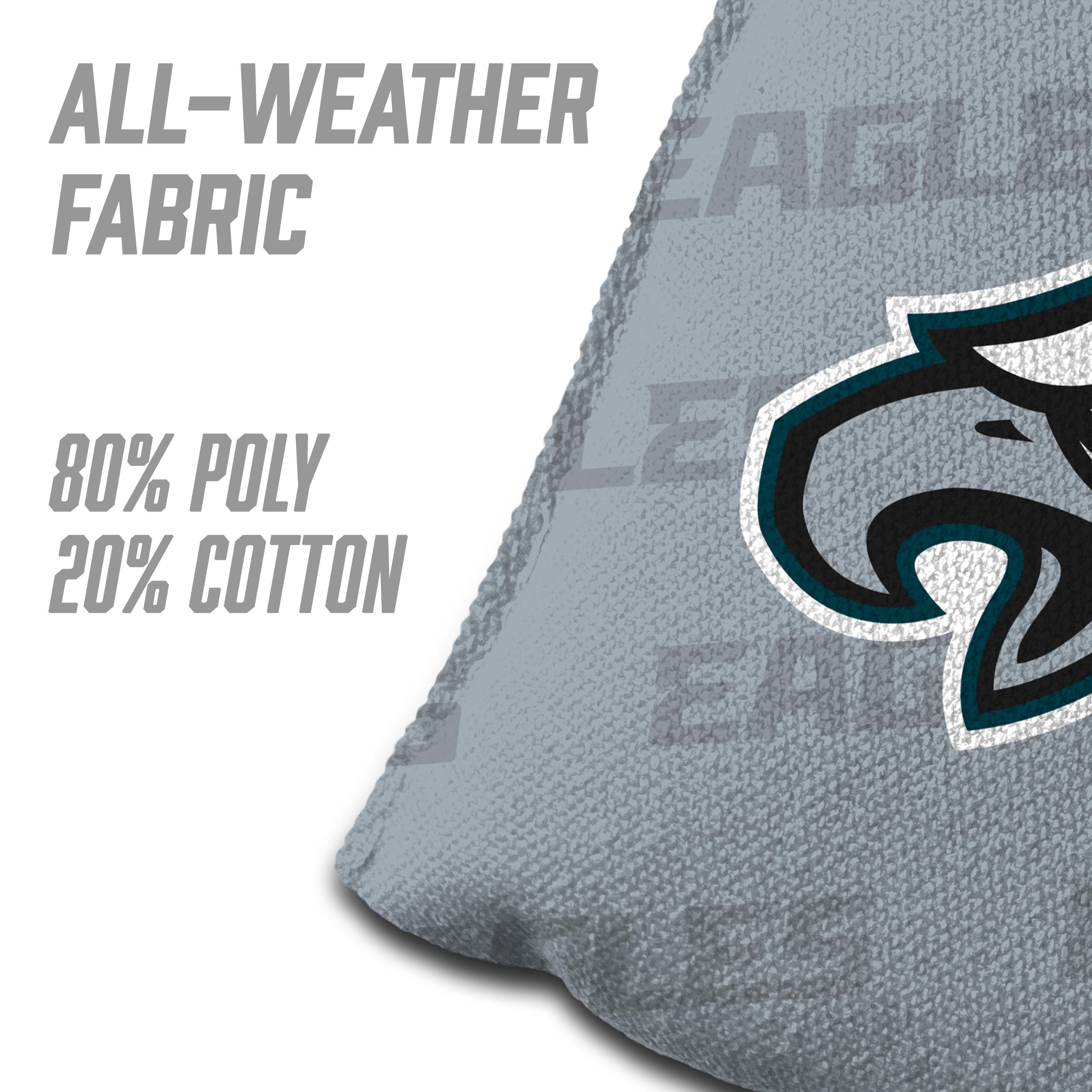 YouTheFan NFL Philadelphia Eagles Cornhole Bags - 4PK - Grey - Sports Collectibles, Sports Memorabilia, Sports Fan Shop, Sports Gifts
