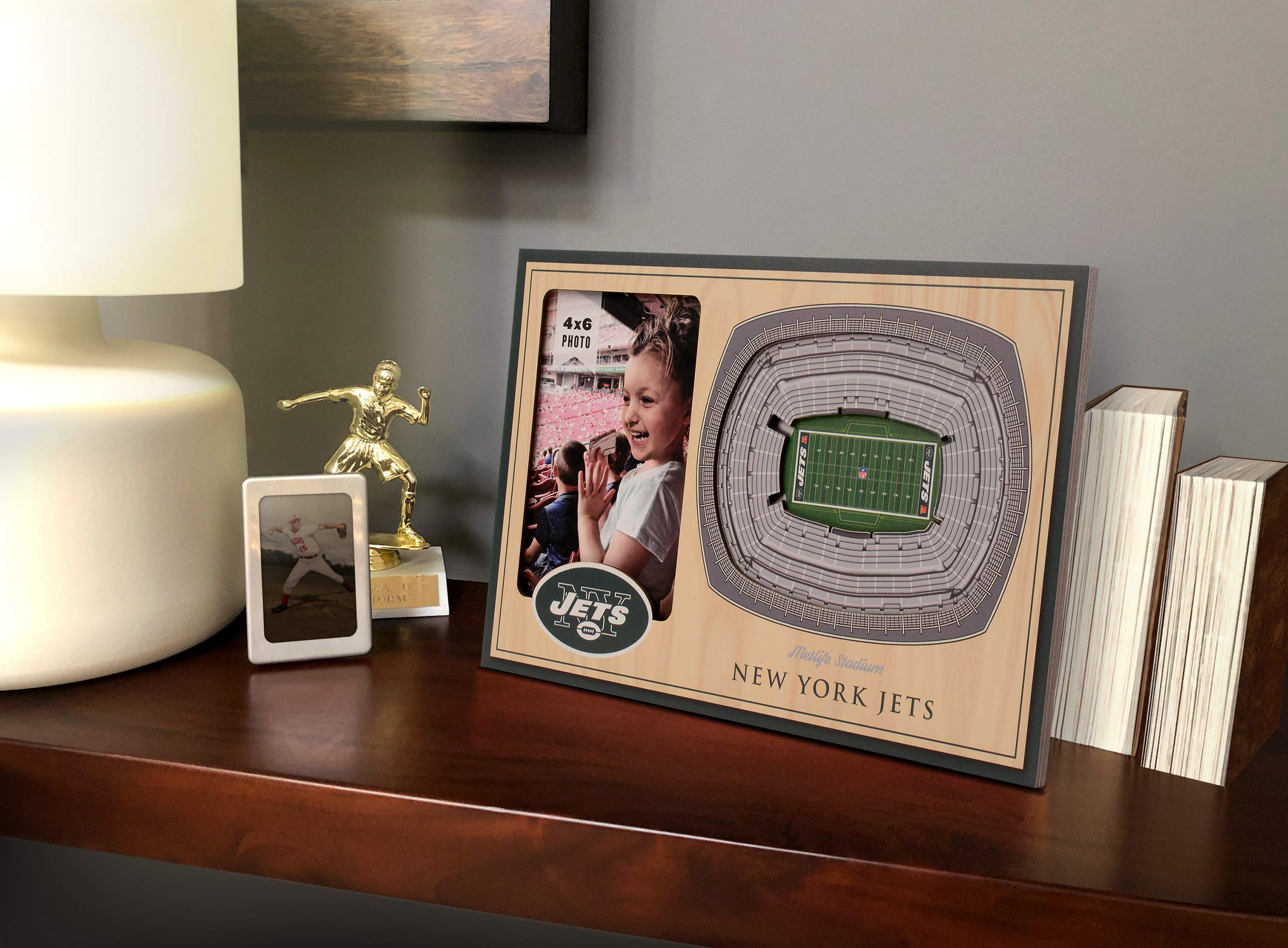 YouTheFan NFL New York Jets 3D StadiumViews Picture Frame - Sports Collectibles, Sports Memorabilia, Sports Fan Shop, Sports Gifts