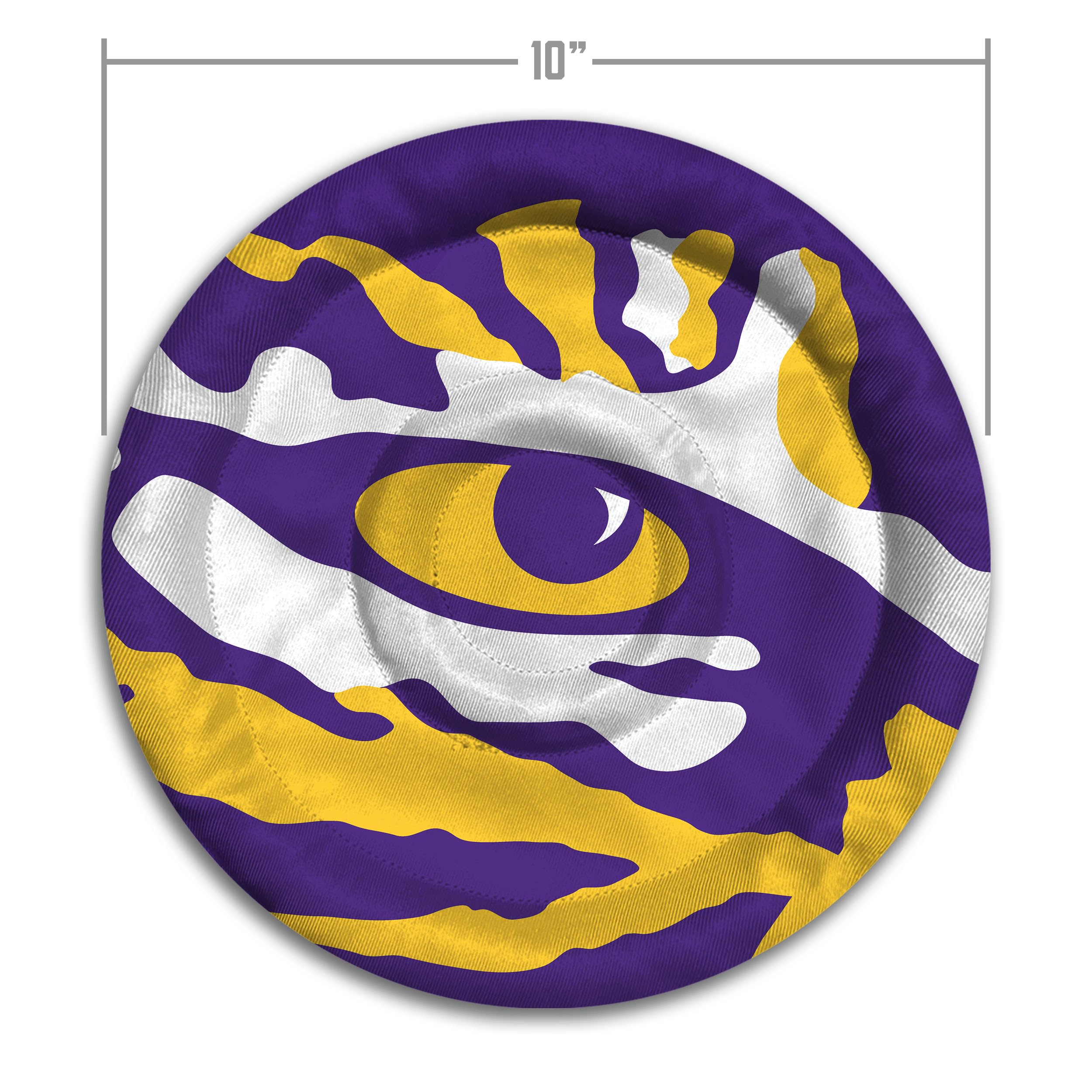 YouTheFan NCAA LSU Tigers Flimzee Bean-Bag Flying Disc - Sports Collectibles, Sports Memorabilia, Sports Fan Shop, Sports Gifts
