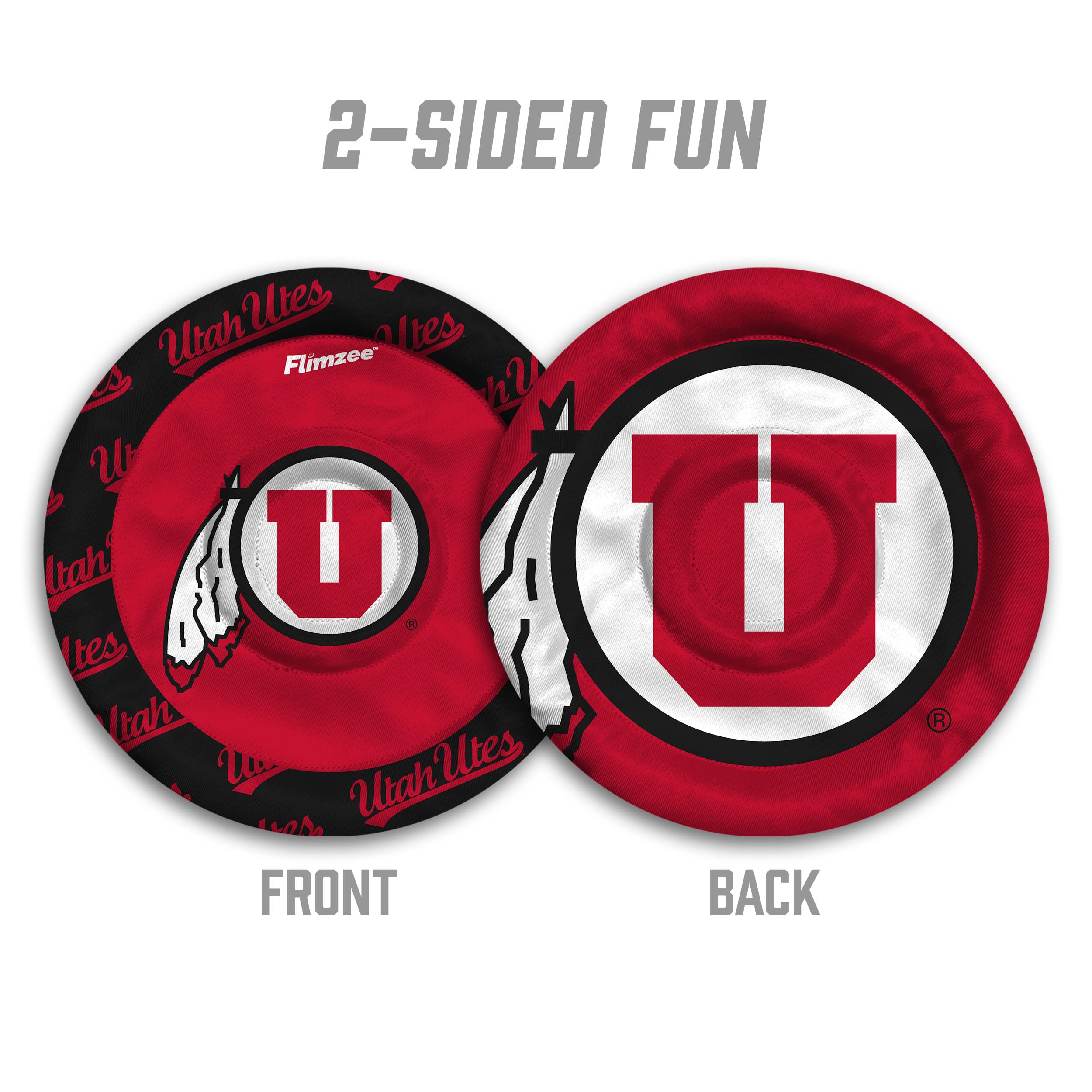 YouTheFan NCAA Utah Utes Flimzee Bean-Bag Flying Disc - Sports Collectibles, Sports Memorabilia, Sports Fan Shop, Sports Gifts