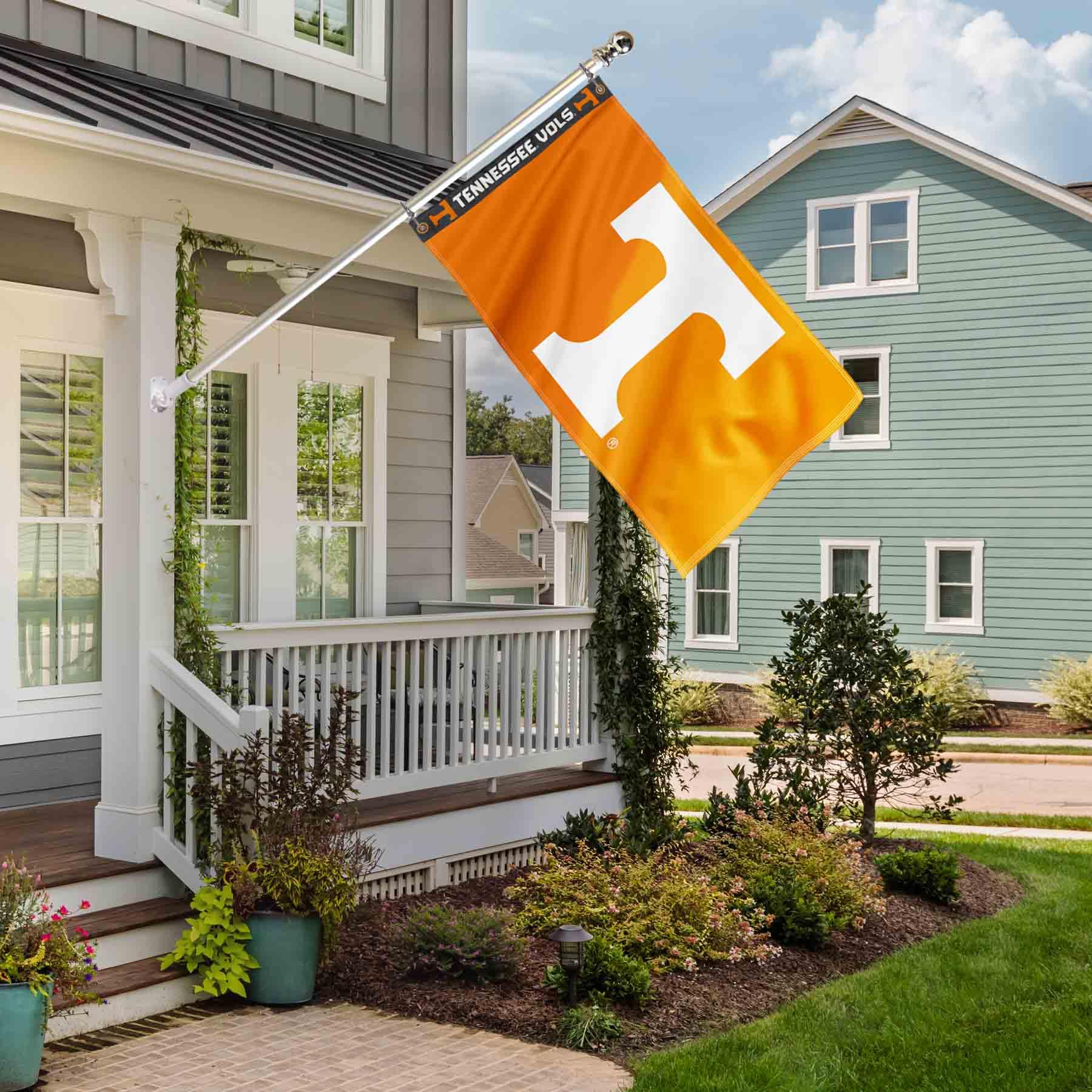College Flags & Banners Co. Tennessee Volunteers Printed Header 3x5 Foot Banner Flag - Sports Collectibles, Sports Memorabilia, Sports Fan Shop, Sports Gifts