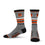 For Bare Feet Mens NFL Cincinnati Bengals 5 Star Crew Sock Marble Grey Large - Sports Gifts, Sports Memorabilia, Sports Collectibles, Fan Shop