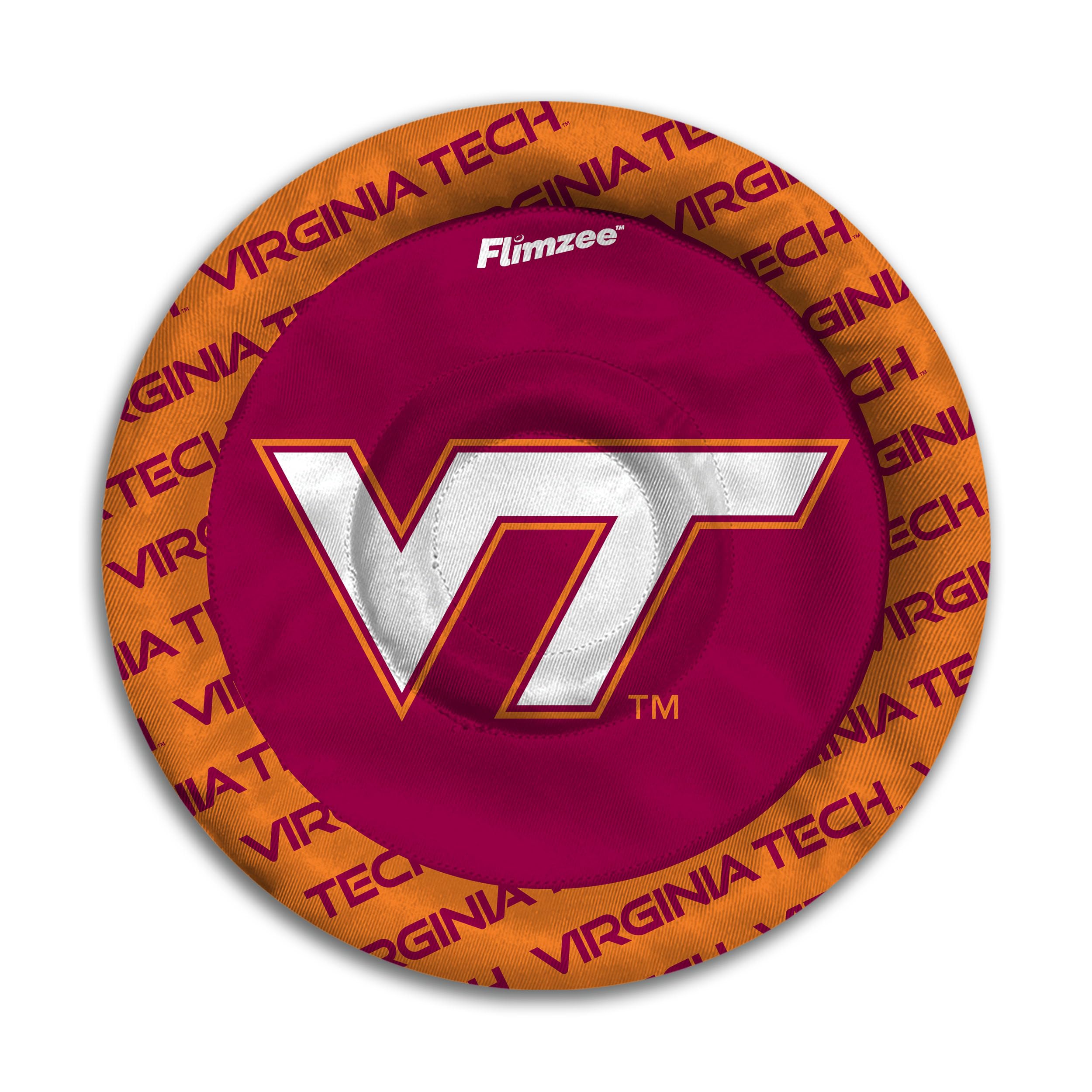 YouTheFan NCAA Virginia Tech Hokies Flimzee Bean-Bag Flying Disc - Sports Collectibles, Sports Memorabilia, Sports Fan Shop, Sports Gifts