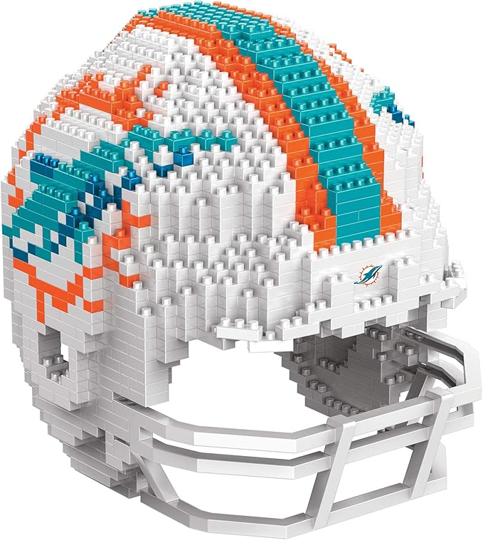 FOCO - Miami Dolphins NFL 3D BRXLZ - Sports Collectibles, Sports Memorabilia, Sports Fan Shop, Sports Gifts