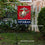 WinCraft Marines Veteran Garden Flag with Stand Holder - Sports Collectibles, Sports Memorabilia, Sports Fan Shop, Sports Gifts