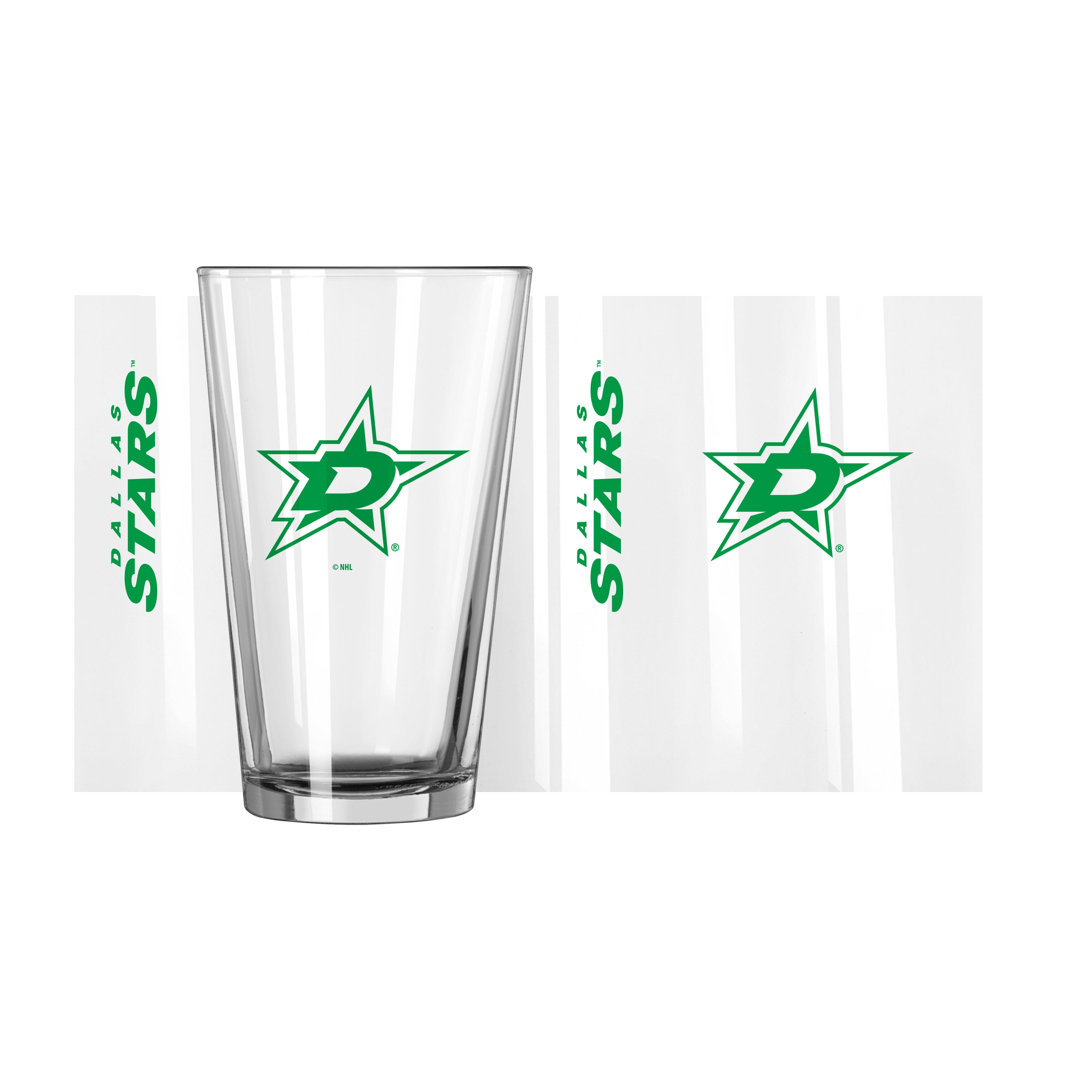 Dallas Stars 16oz Gameday Pint Glass - Sports Gifts, Sports Memorabilia, Sports Collectibles, Fan Shop