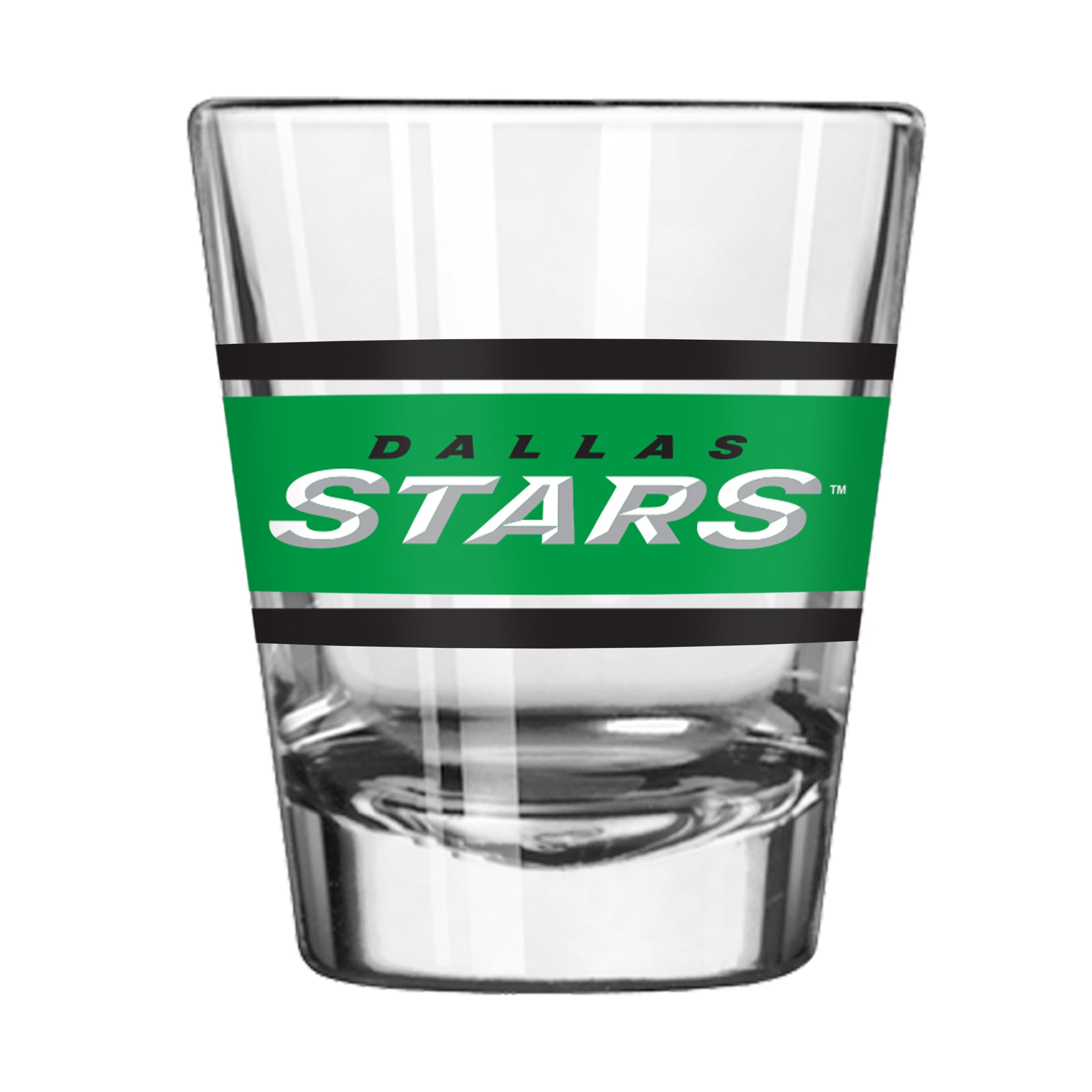 Dallas Stars 2oz Stripe Shot Glass