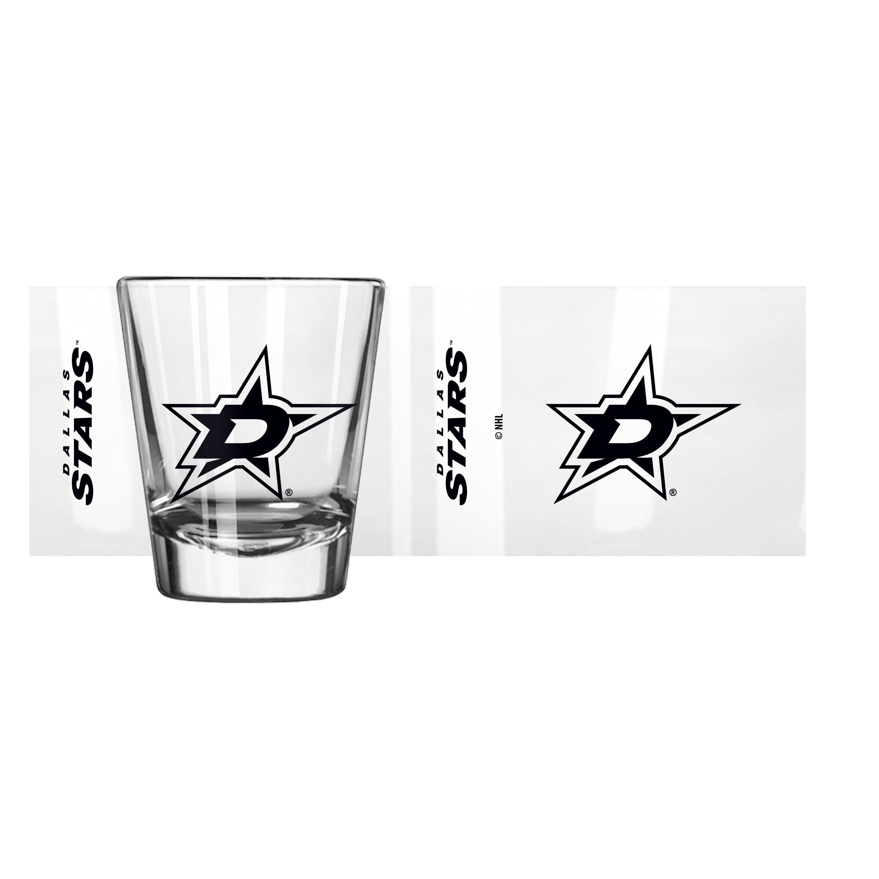 Dallas Stars Black 2oz Gameday Shot Glass - Sports Gifts, Sports Memorabilia, Sports Collectibles, Fan Shop