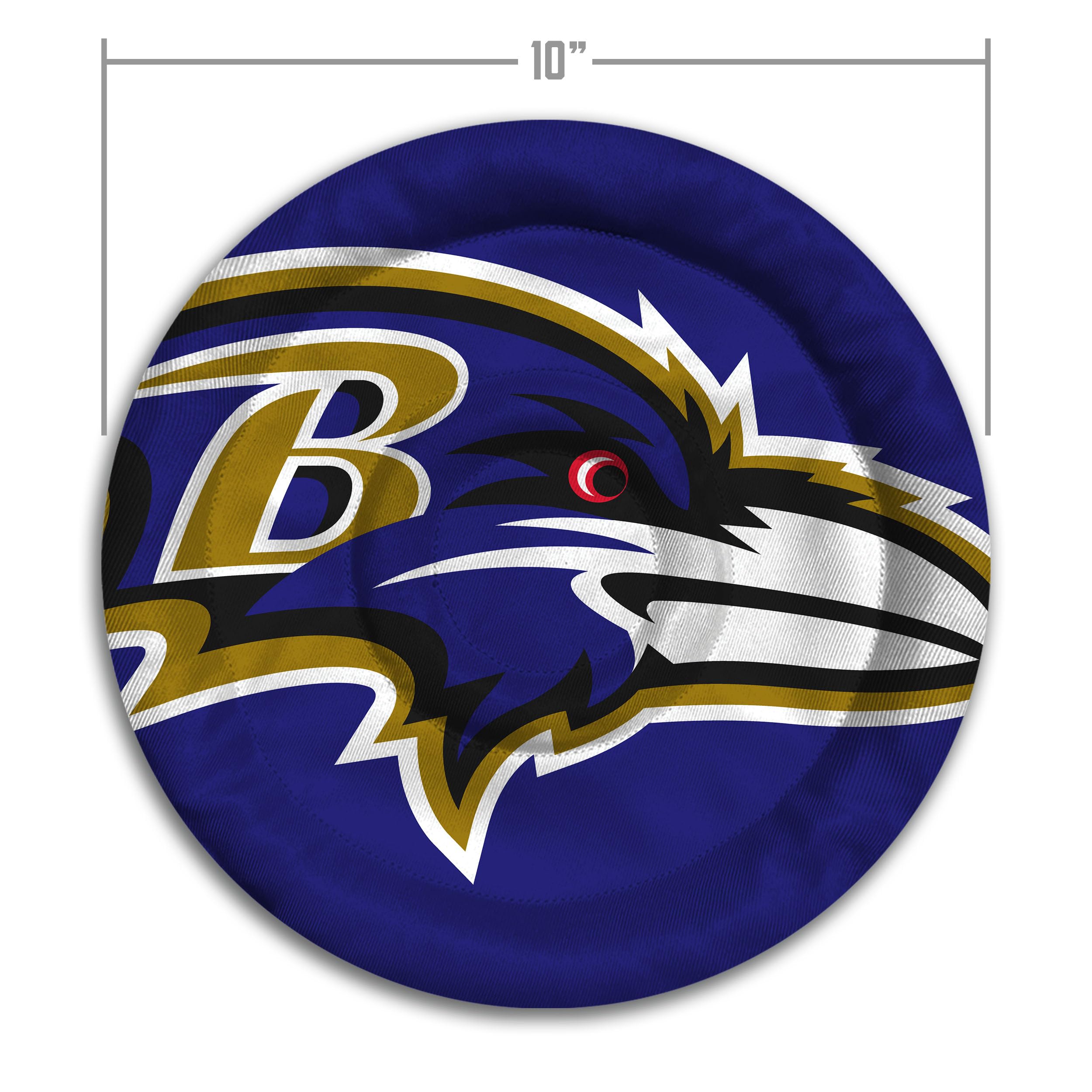YouTheFan NFL Baltimore Ravens Flimzee Bean-Bag Flying Disc - Sports Collectibles, Sports Memorabilia, Sports Fan Shop, Sports Gifts