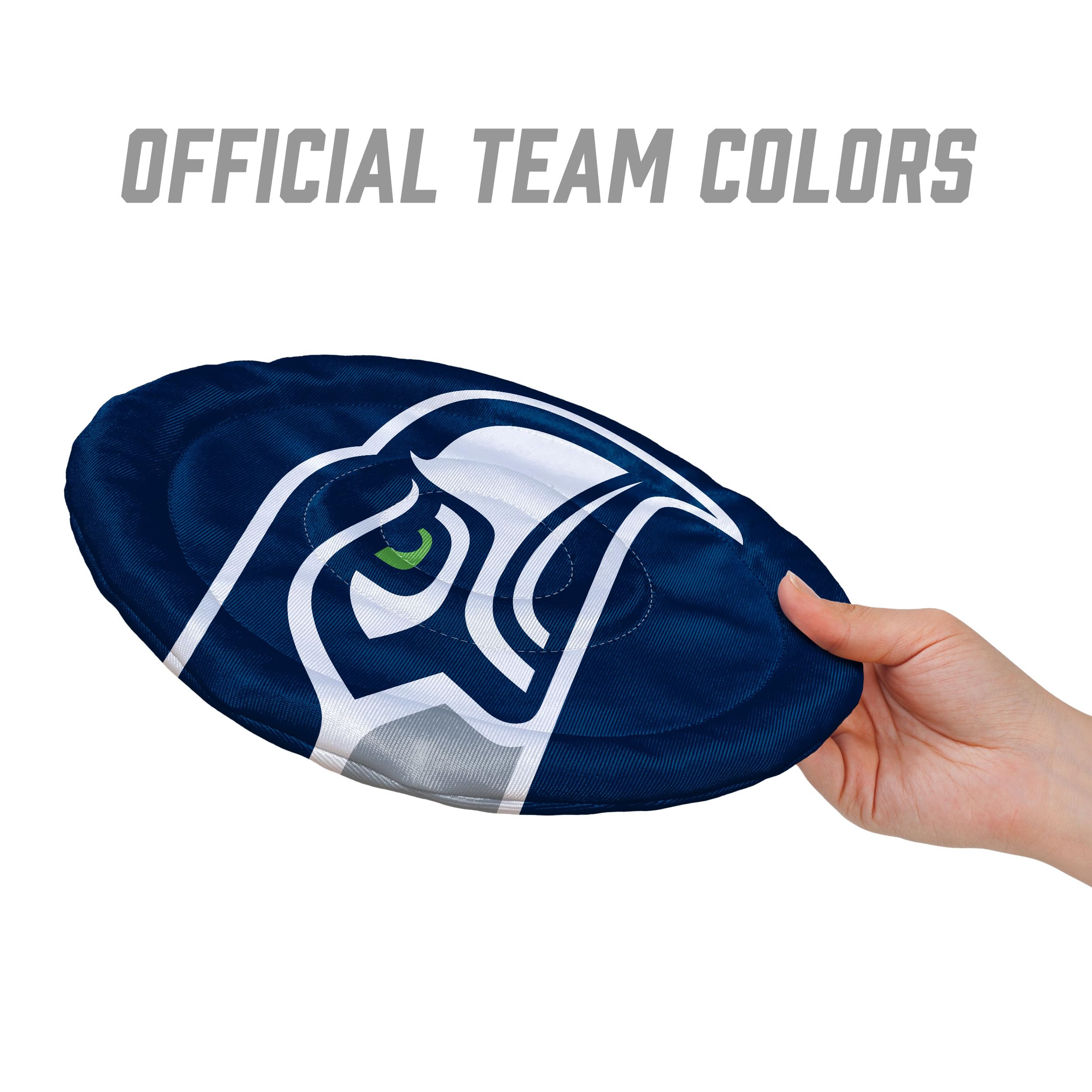 YouTheFan NFL Seattle Seahawks Flimzee Bean-Bag Flying Disc - Sports Collectibles, Sports Memorabilia, Sports Fan Shop, Sports Gifts