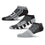 For Bare Feet NFL LAS VEGAS RAIDERS Stripe Stack 3 Pack Ankle Sock Team Colors Large - Sports Gifts, Sports Memorabilia, Sports Collectibles, Fan Shop