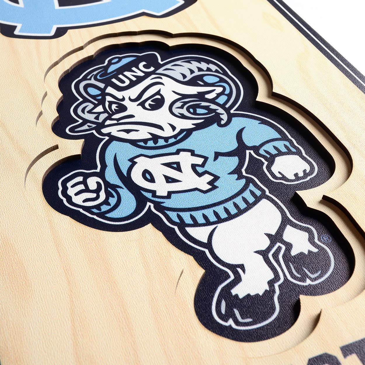 YouTheFan NCAA North Carolina Tar Heels 3D Stadium 8x32 Banner - Dean E. Smith Center - Sports Collectibles, Sports Memorabilia, Sports Fan Shop, Sports Gifts